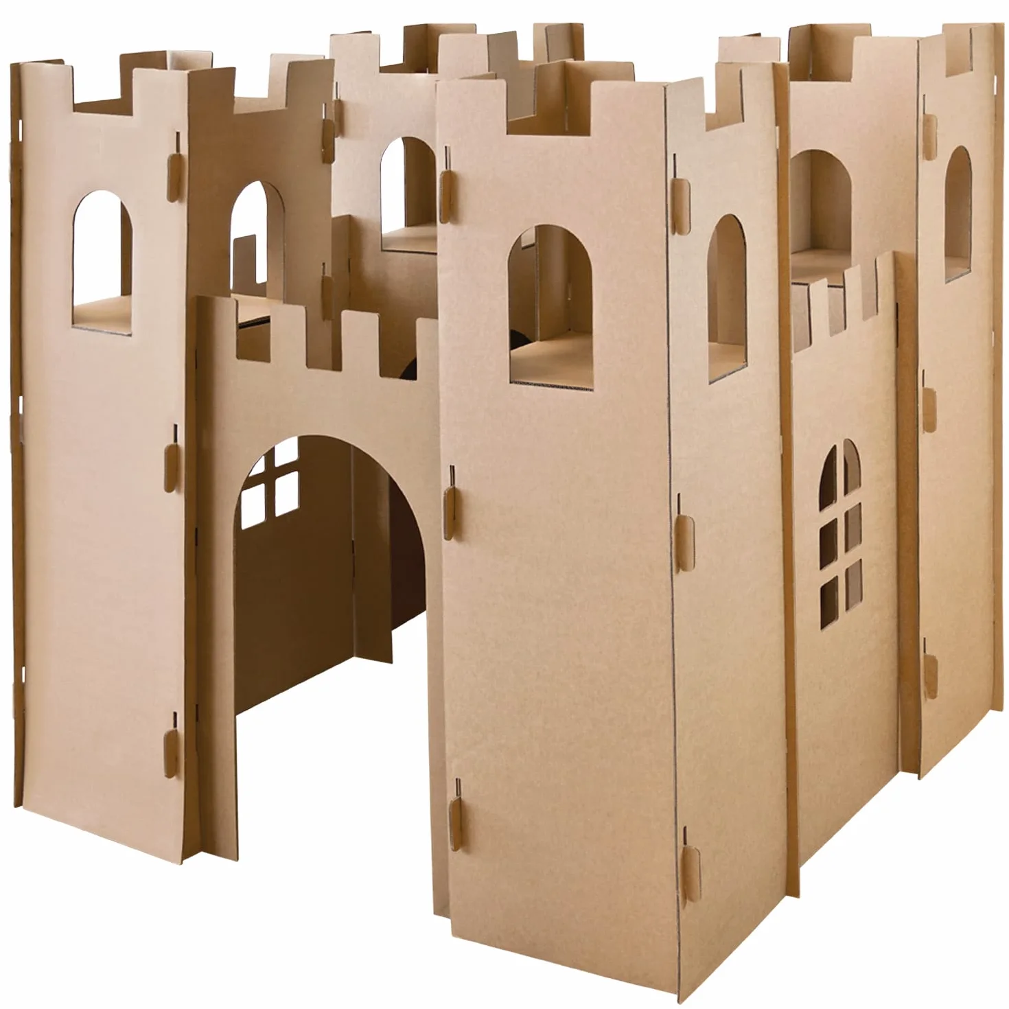 Kingpower Casetta per Bambini Castello del Cavaliere Gioca Castello Artigianato Scatola Castello casa di Cartone casa di Cartone casa dei Bambini per colorare