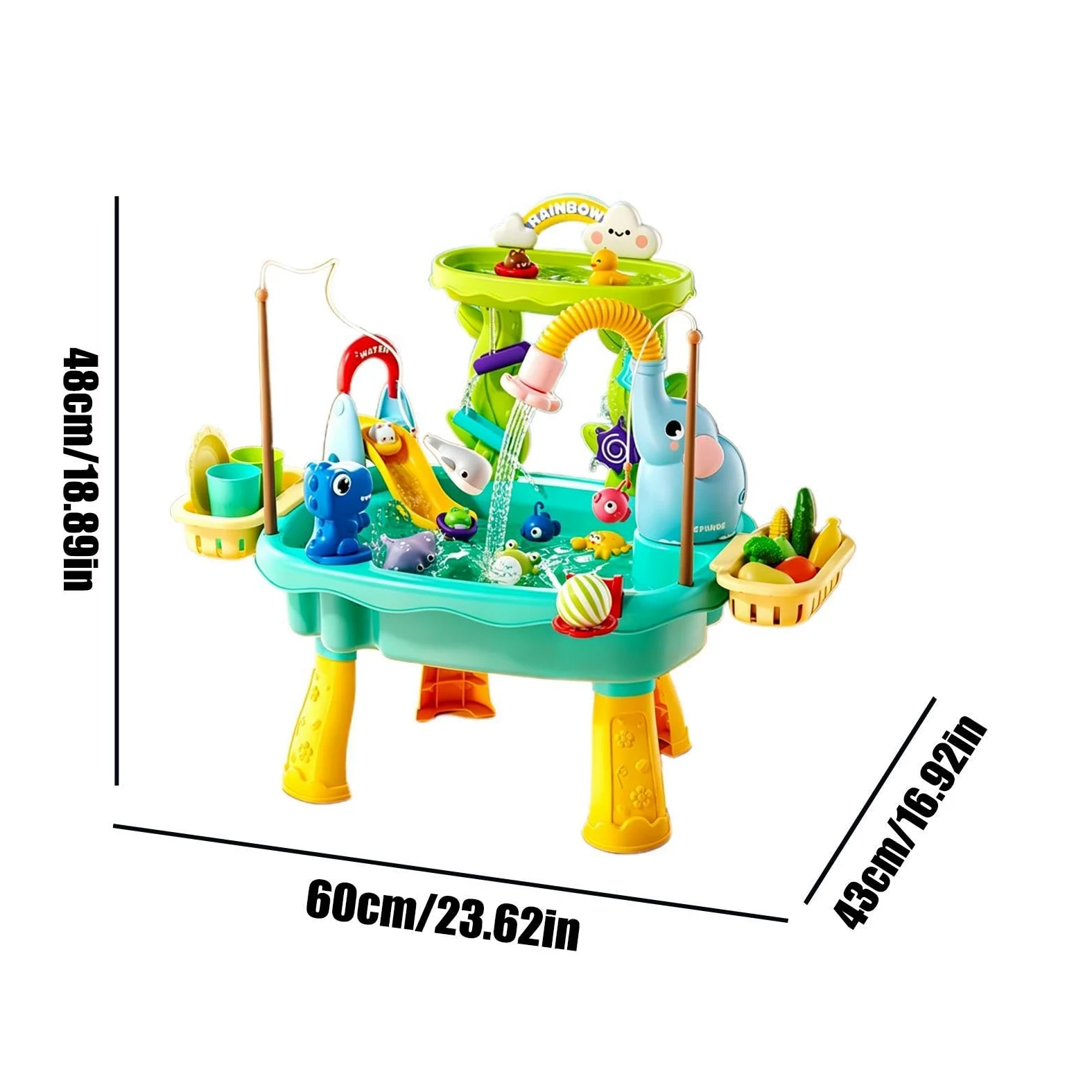 Tavolo Acqua Bimbi Giochi d' | Giocattolo Acquatico Da Esterno Per Bambini E Bambine Cortile Giardino Patio Spiaggia Campeggio Asilo Casa Bagno Sala Giochi