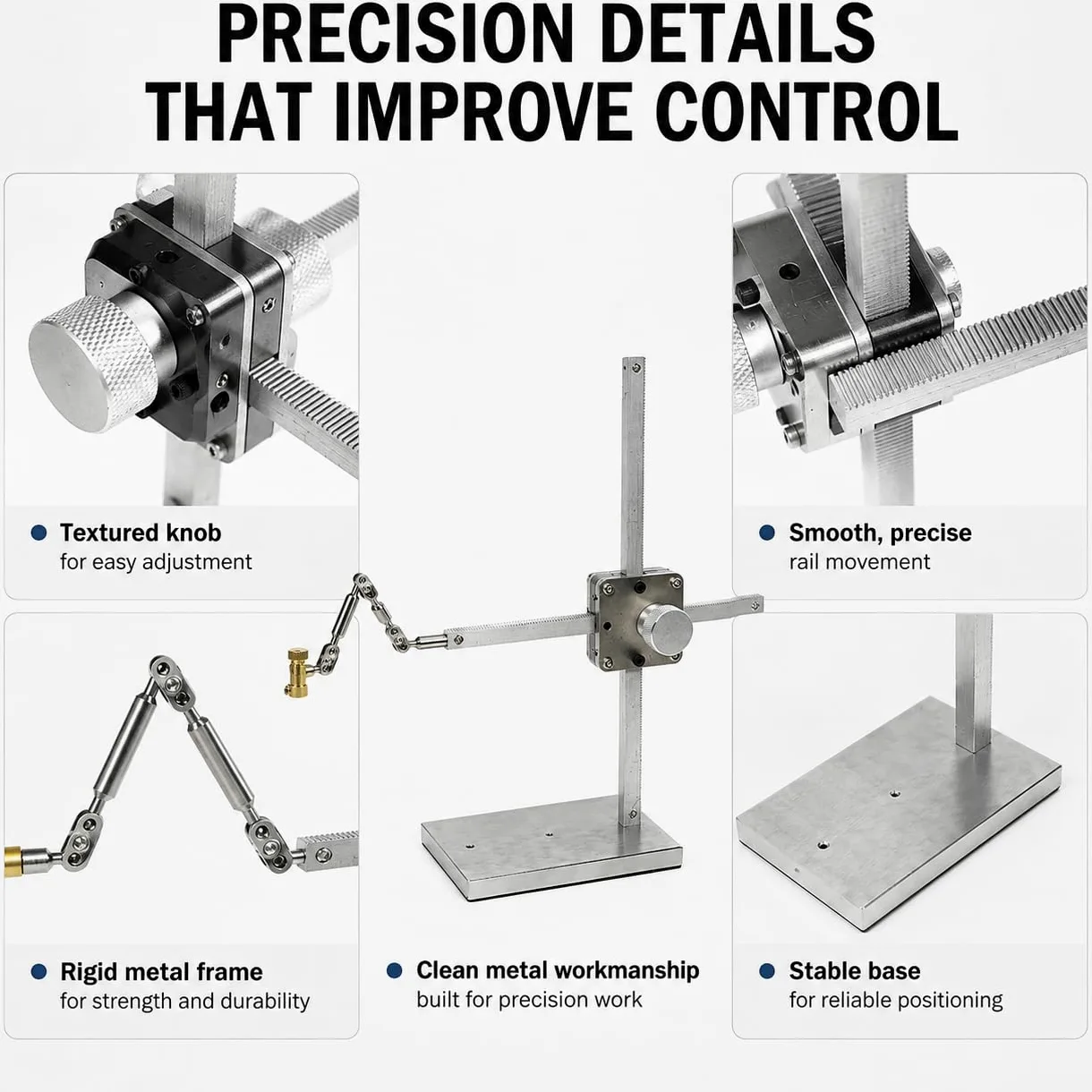 TsoLay Kit di Armature per Stop Motion con 5 Connettori per Animatori, Rigging E Avvolgitore per Animazione Stop Motion, Time-Lapse, Fotografia di Prodotti E Progetti Creativi. 26CM