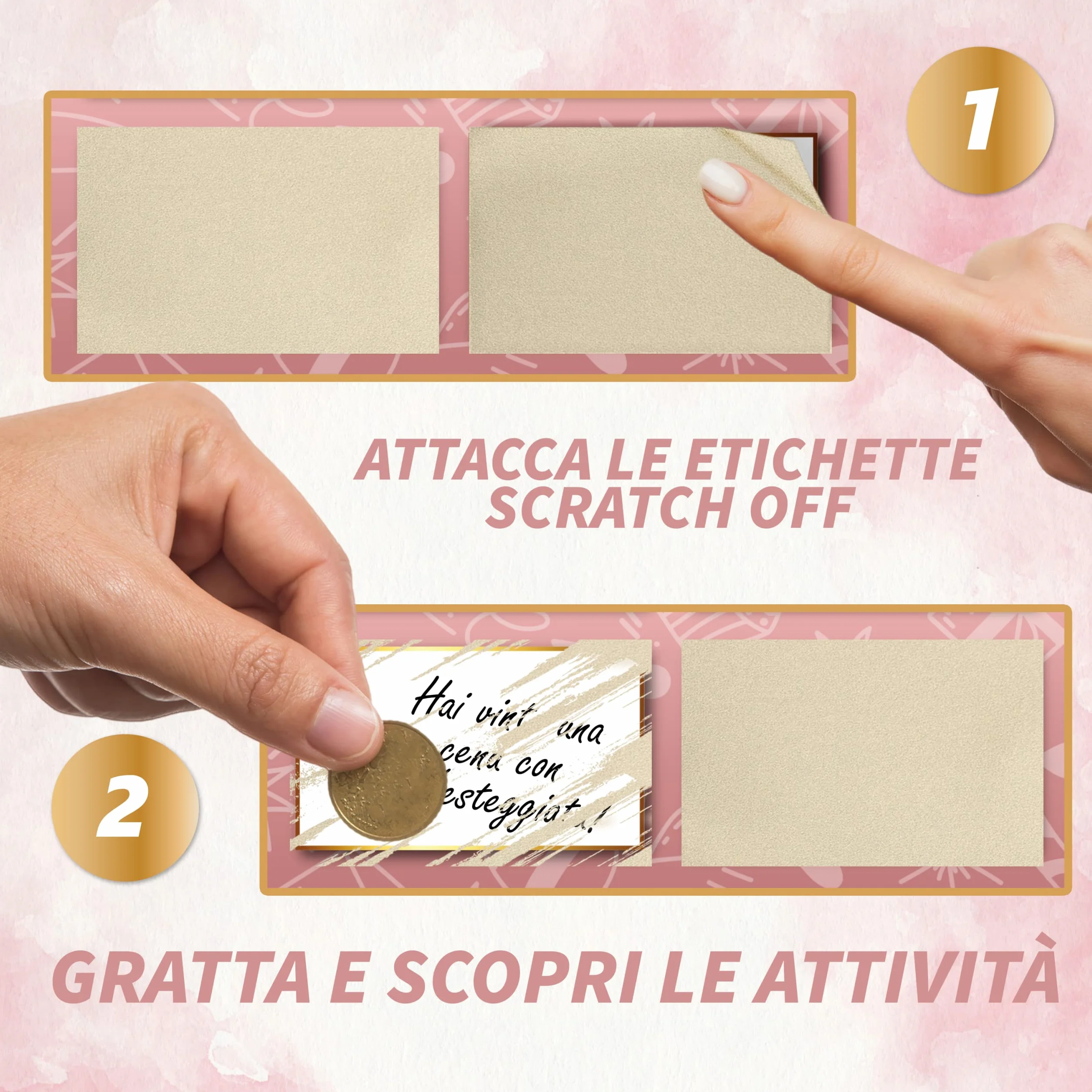 Maxi Gratta e Vinci Personalizzato Gioco Compleanno – Idea Regalo Lotteria del 40enne Versione A3 - Calendario Auguri Grattabile 40 Anni Per Invitati - Regali Divertenti 40 Anni Uomo Donna Originale