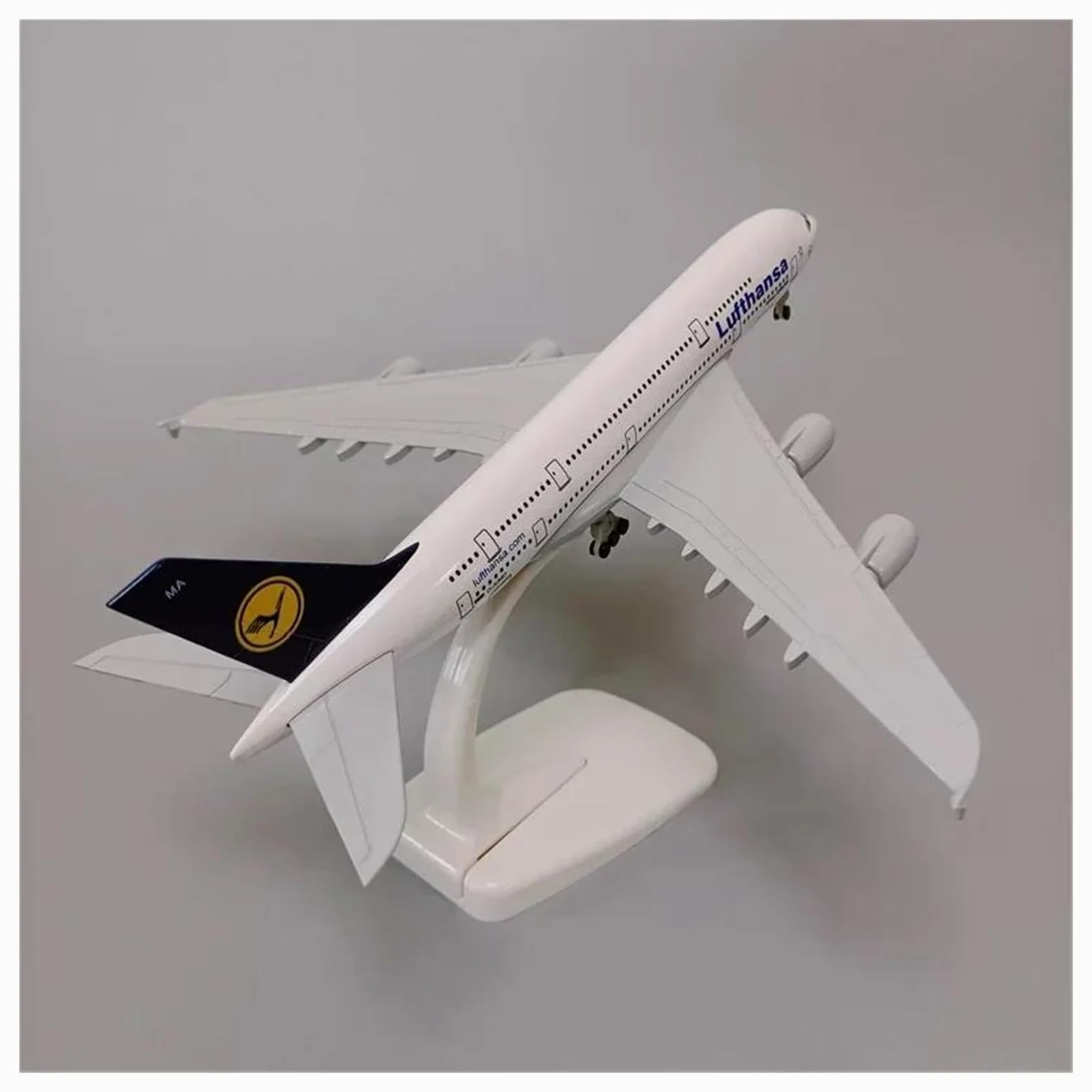 Kit Modello Di Aereo Pressofuso Da 20 Cm Per British Airways Airbus 380 A380 Per Regalo Collezione Appassionati Aviazione Modello di Aereo in lega