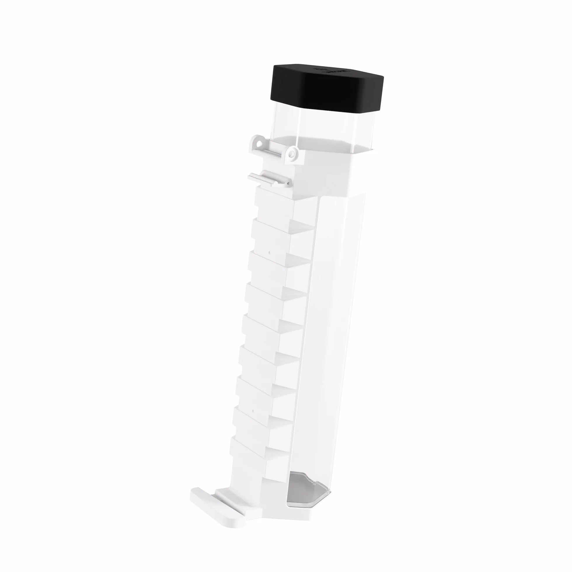Gamegenic, Game Castle Tube Holder - Bianco 2 supporti incluso un tubo Playmat per tappetino da gioco di dimensioni standard, colore: Bianco