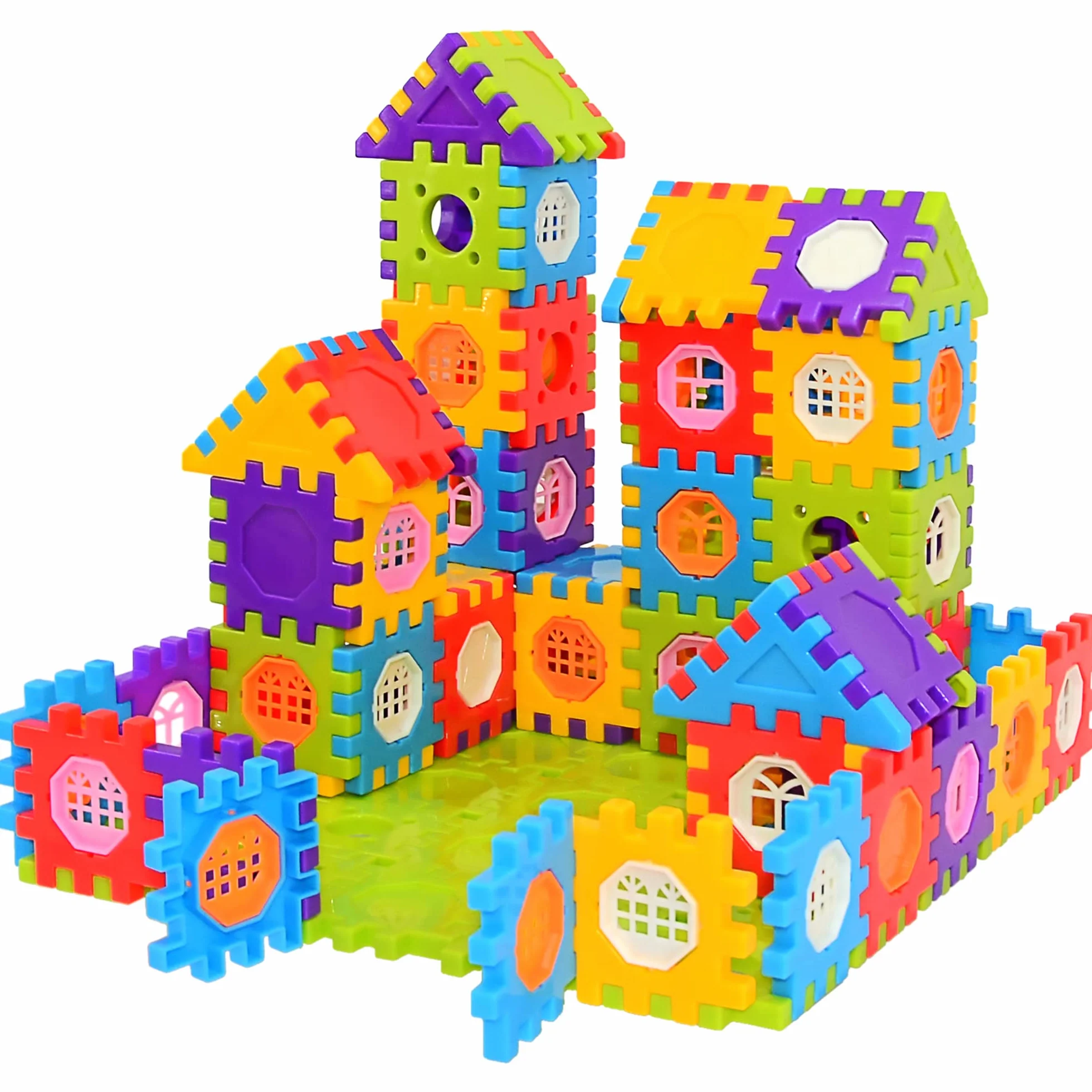 Blocchi da costruzione per bambini piccoli 160 pezzi Jumbo Toy Building Kits -Giocattoli STEM ad incastro