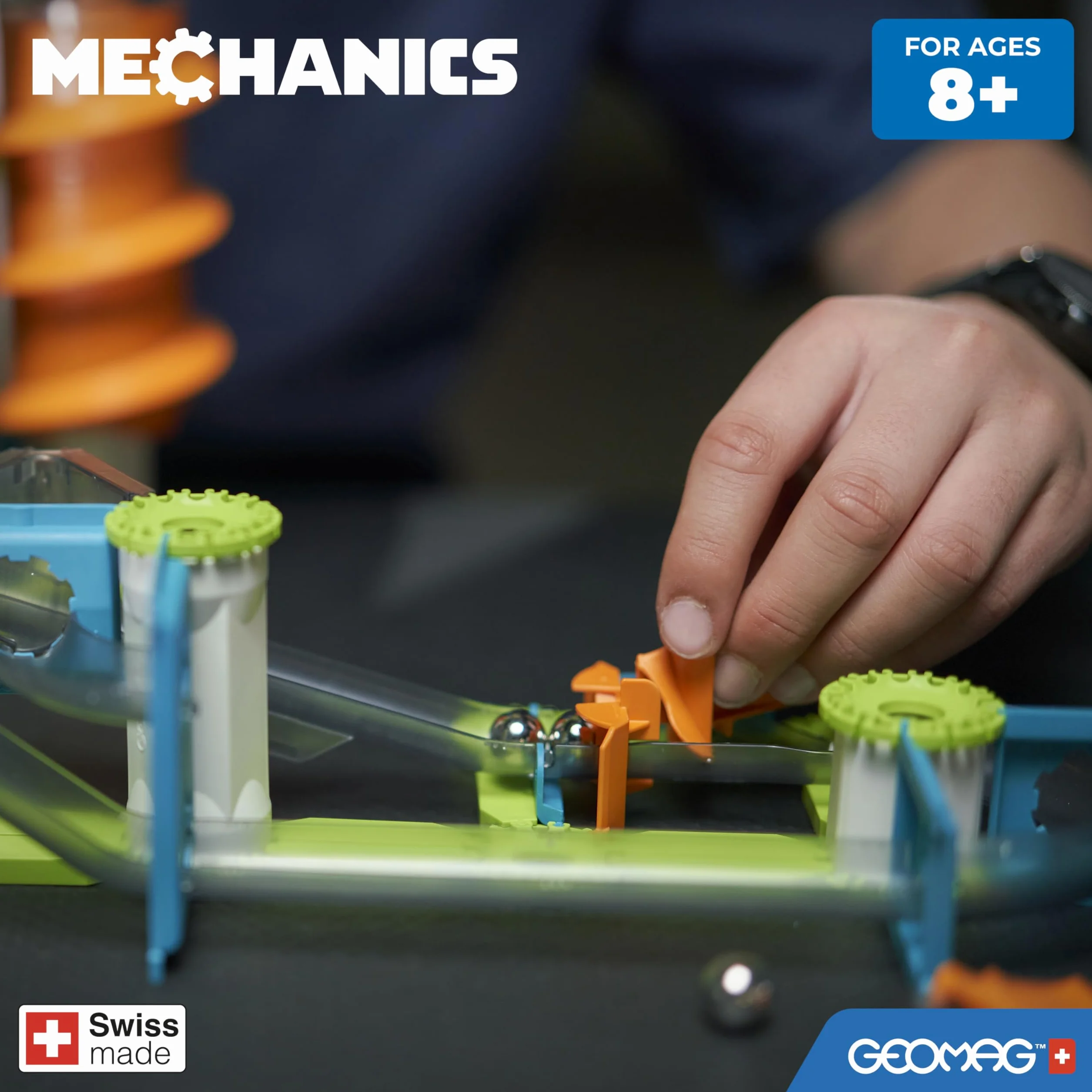 Geomag Mechanics Gravity Race Track 67 Pezzi Gioco Educativo Costruzioni Magnetiche