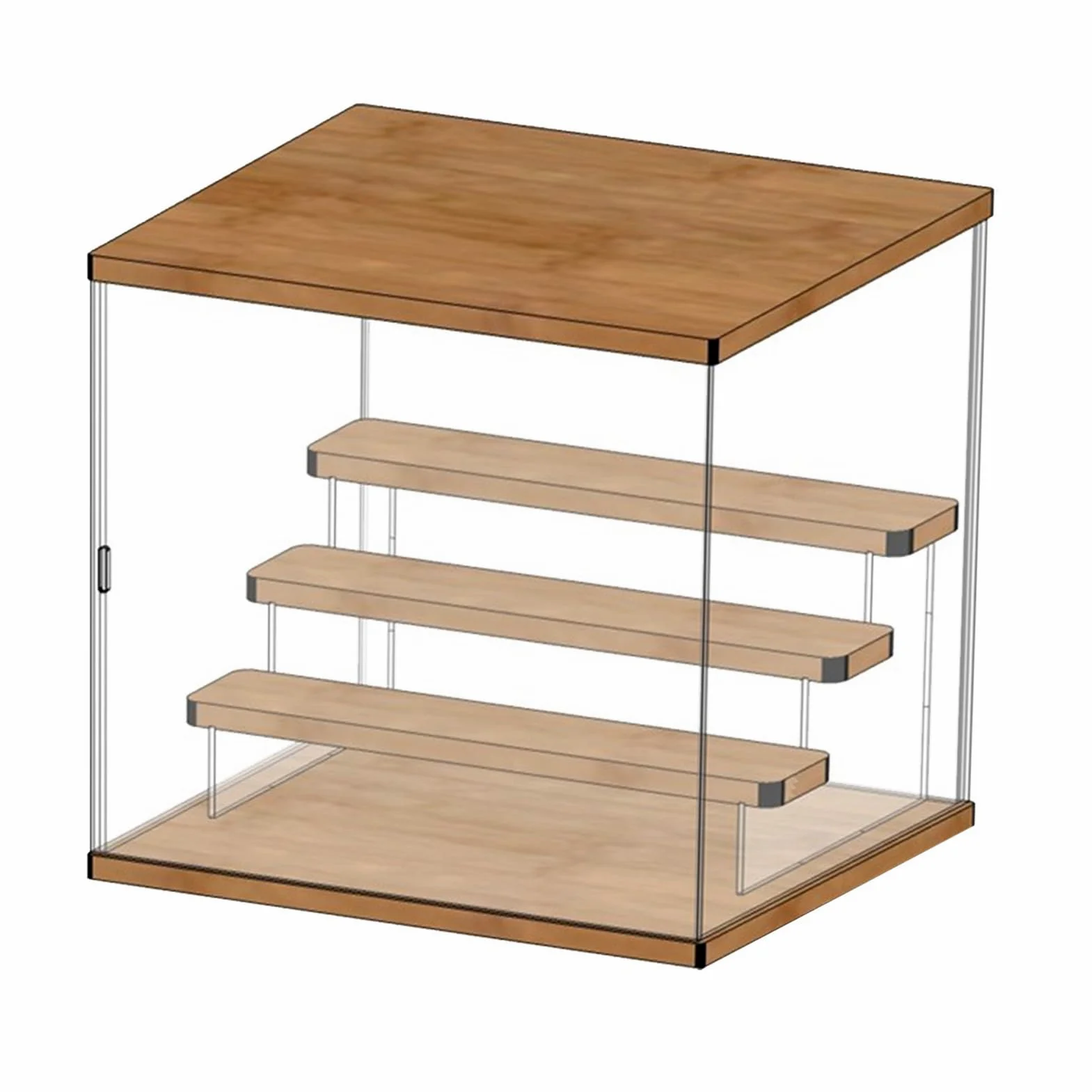 Zerodis Acrylic Action Figure Display Case, Portacompositi in Plastica (4