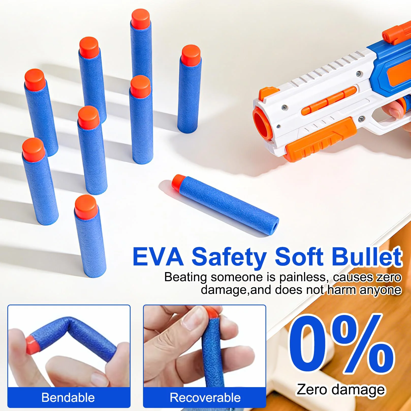 Set di Ricarica Dardi in Schiuma per Nerf N-Strike Elite Series Blaster, 40 Pezzi