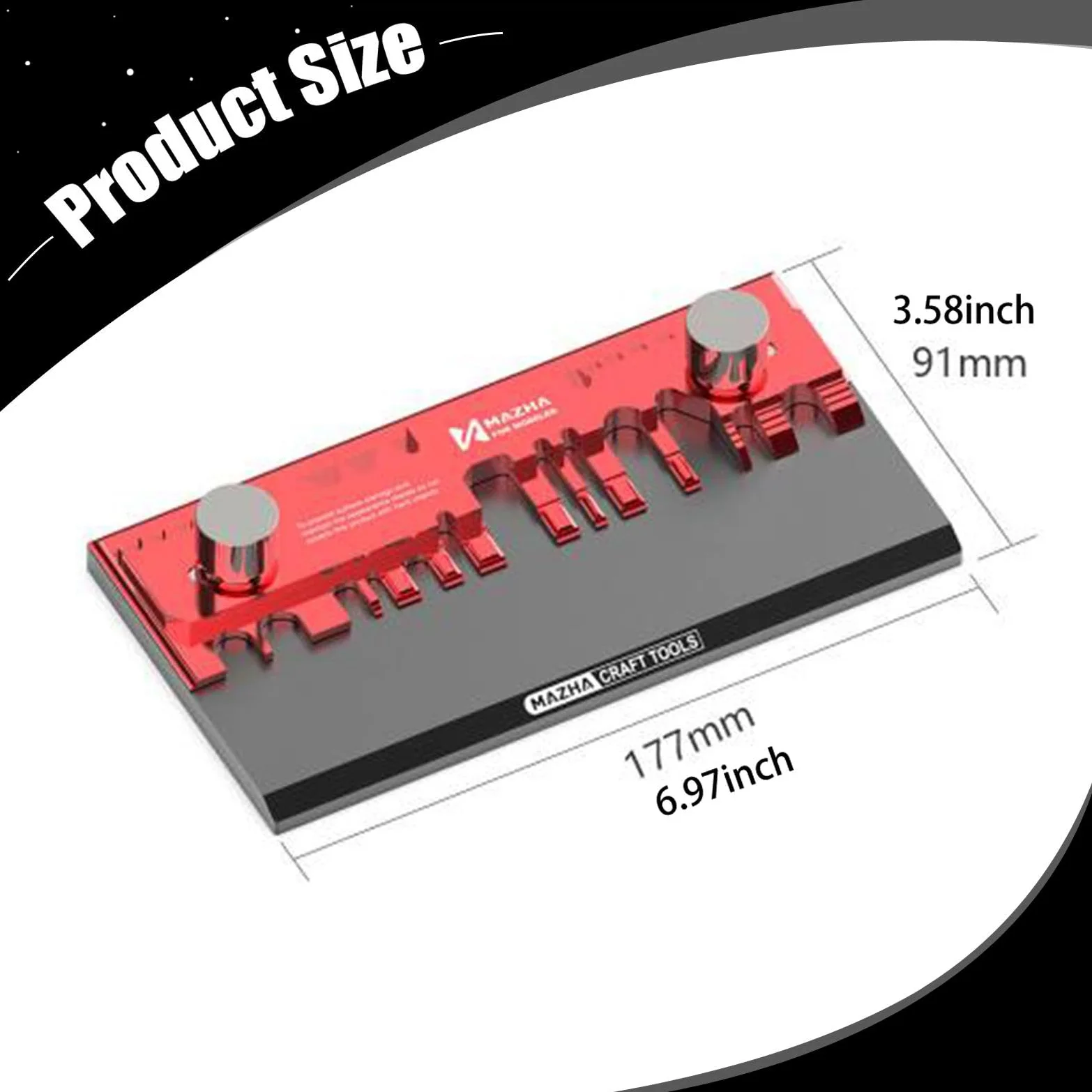 Parti Fotoincise Piegatrice Morsa Modellazione per di Incisione per Hobbisti per Modellismo in Armati Aeromobili Hobby Fai da, 17,7x9,1x3cm
