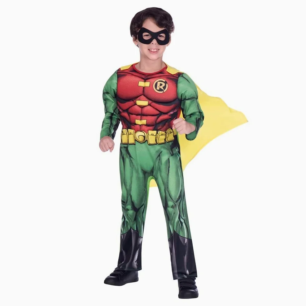 amscan Costume da Bambino Warner Bros Robin Fancy Dress (3-4 Anni)