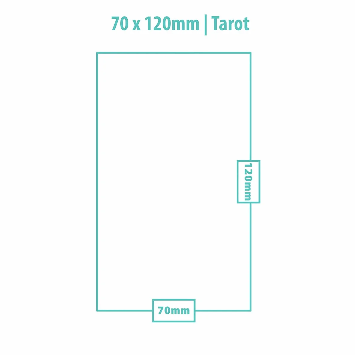 Ultra Pro 84441 Board Game Sleeves – Tarocchi Card – 70 mm x 120 mm (50 custodie)