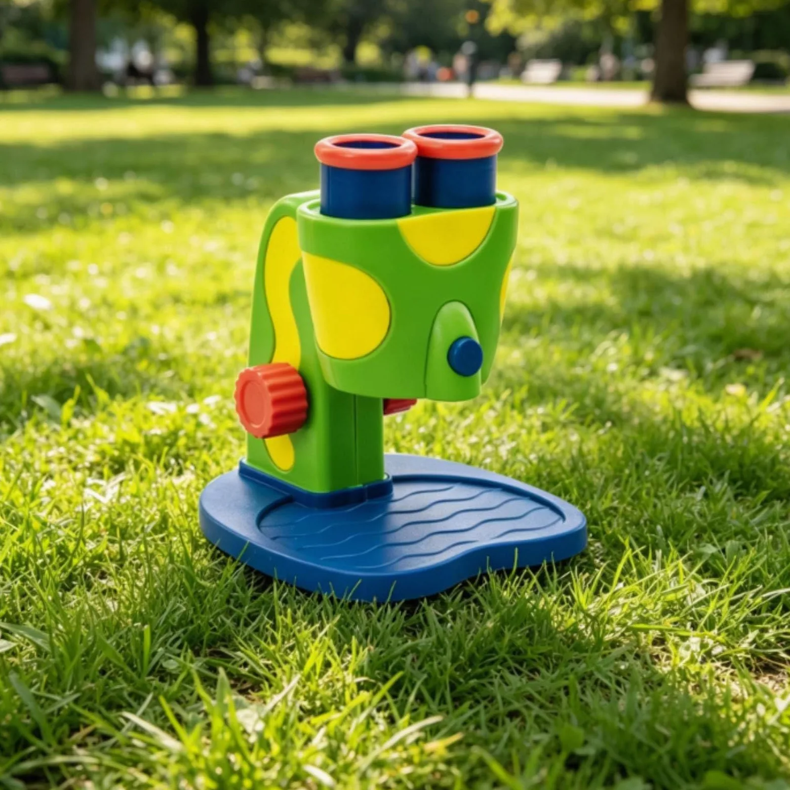 kowaku Microscopio Giocattolo Ottico Microscopio con Luce LED Compatto per Bambini