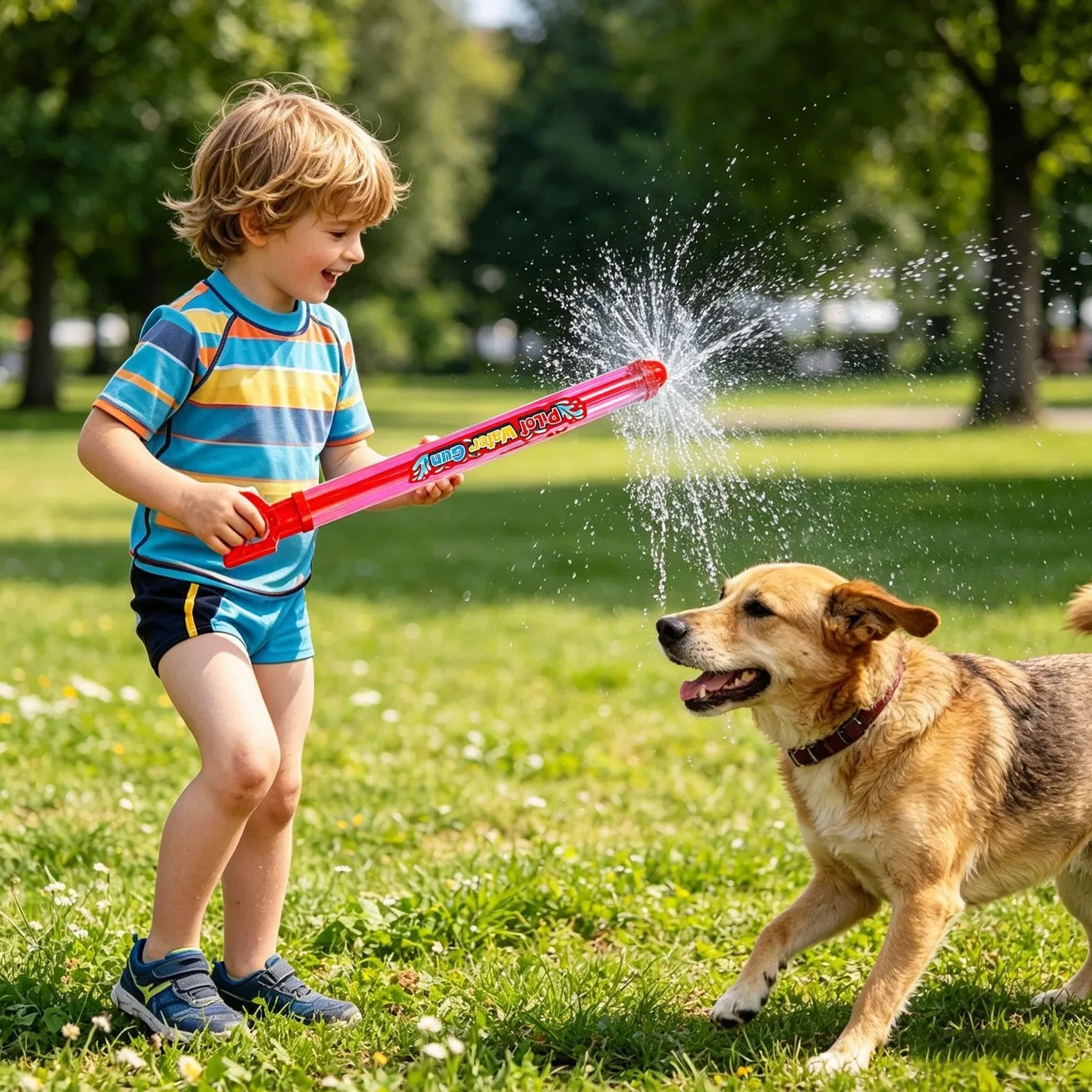 Spruzzatore Acqua 2 Pezzi Grandi Estraibili Interattivi | Soaker Toy per Giochi d'Acqua Estivi per Bambini Per Maschi e Femmine Famiglia Giardino Cortile Piscina Spiaggia all'Aperto