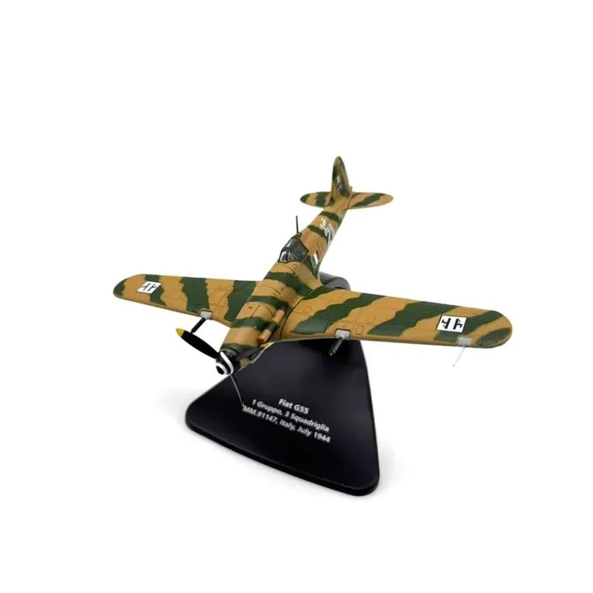 Pressofuso in Metallo per Aerei pressofusi in Scala 1:72 per Fiat G55 Fighter Lega di Aeroplano Modello Prodotto Collezione di Giocattoli Ornamento statico per Raccolta ed Esposizione