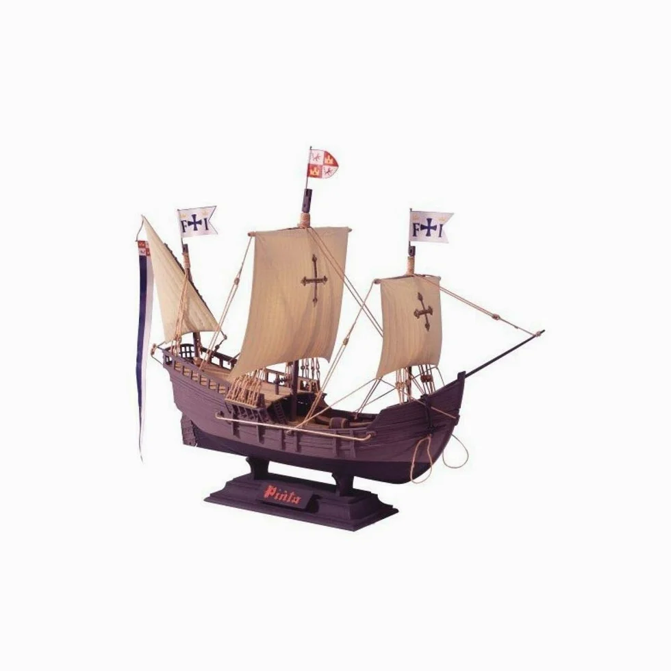 Heller 80816 - Modellino da Costruire, Caravella Pinta, Scala 1:75 [Importato da Francia]