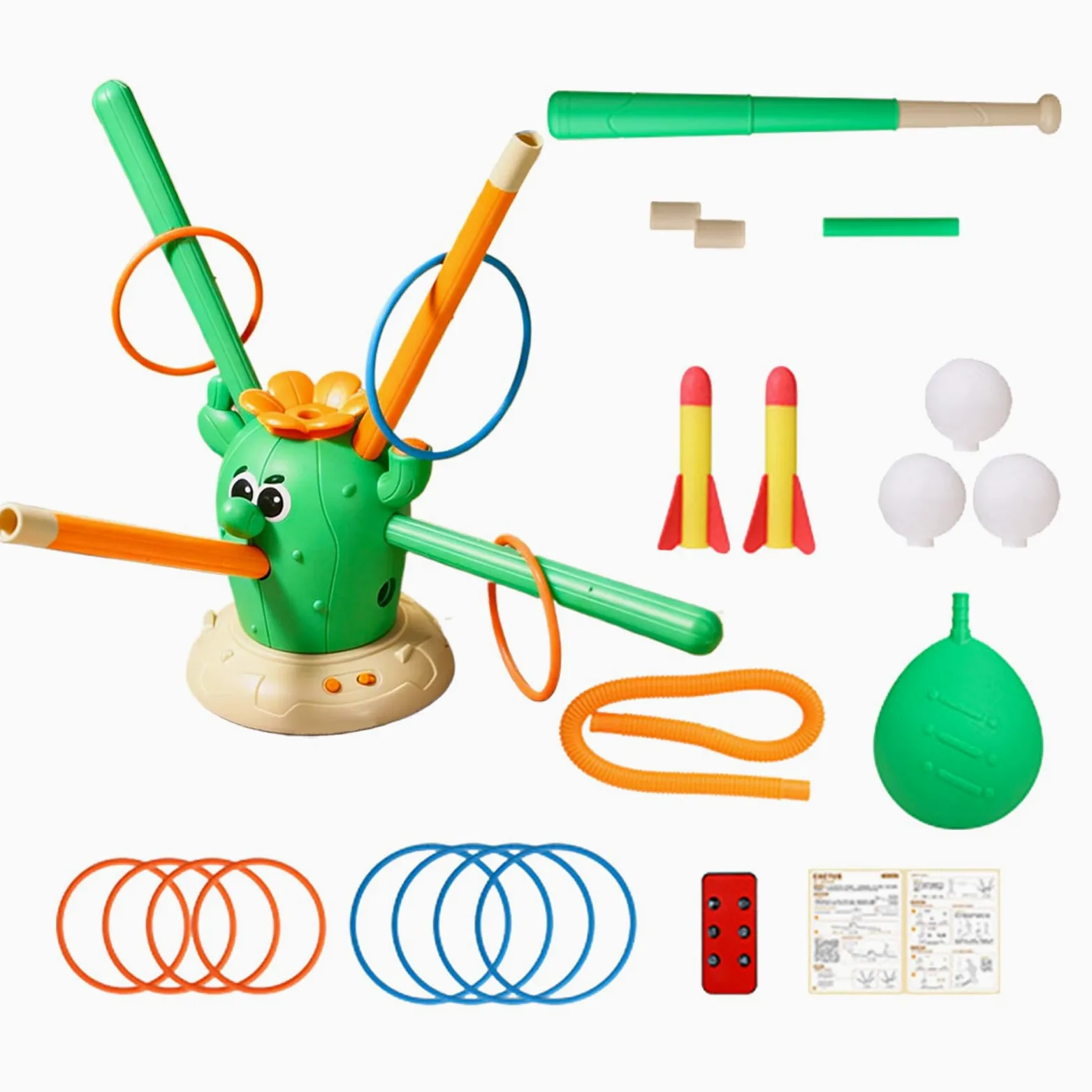 Giocattoli interattivi per saltare e lanciare musicalmente,4 in 1 divertente lancio interattivo giocattolo interattivo per bambini - Per interni, esterni, cortile, scuola, giardino, festa, compleanno
