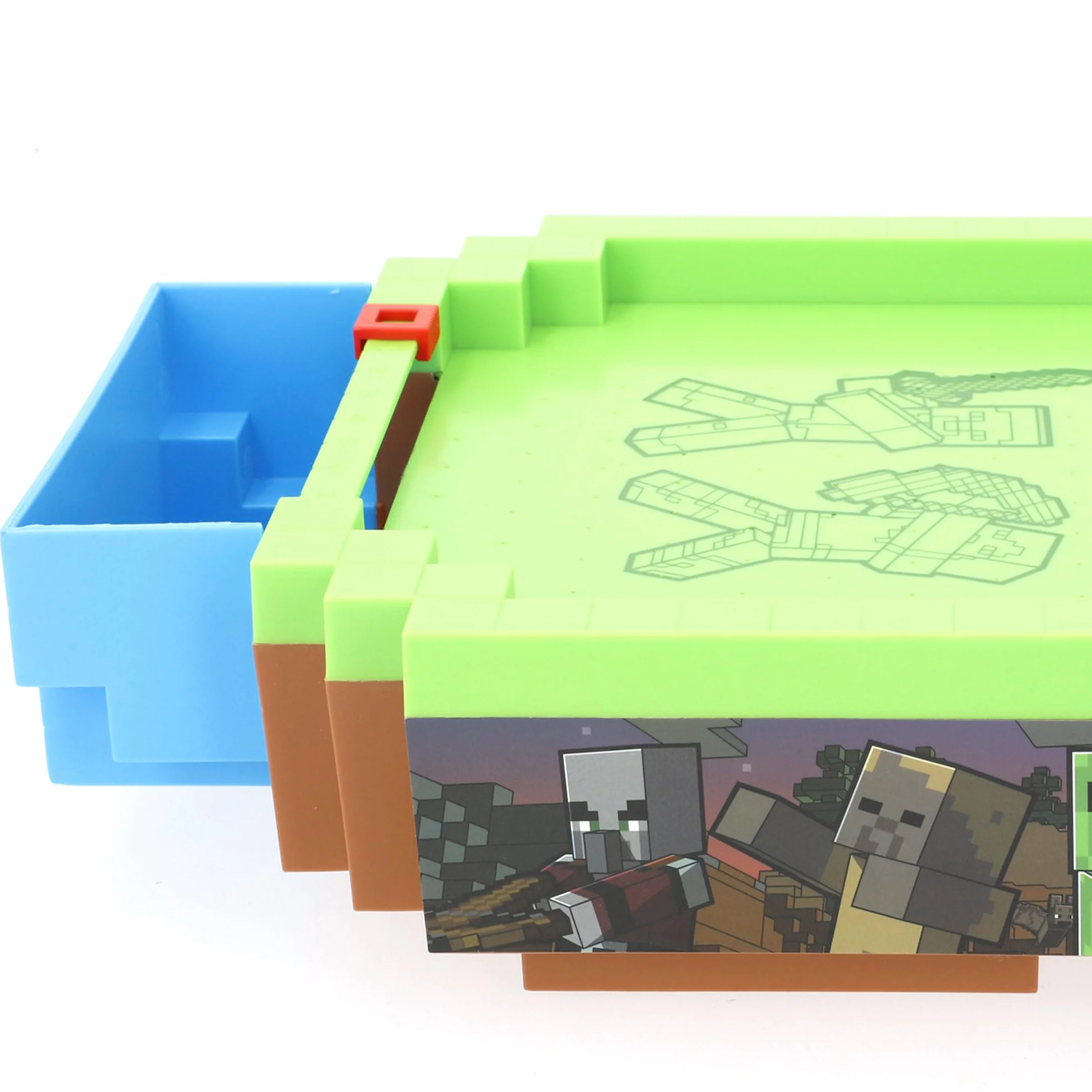 COLORBABY Minecraft Air Hockey Tavolo elettronico, Overworld, Superficie Aria, Segnalibro, Design Premium, Licenza ufficiale, Giochi da tavolo elettronici, Giochi da collezione, Bambini, Adulti (77715