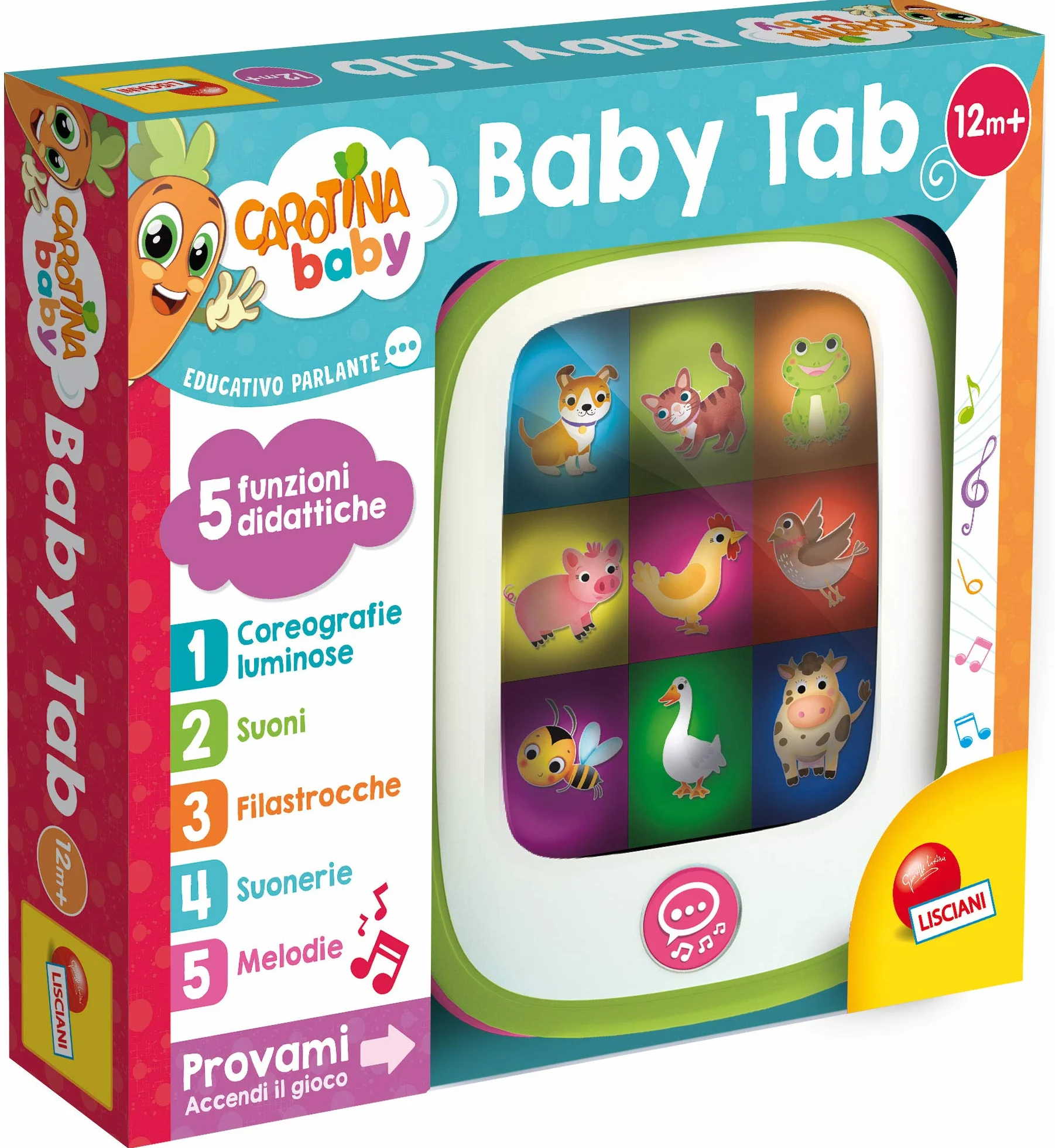 Liscianigiochi 55784 Carotina Baby Tab