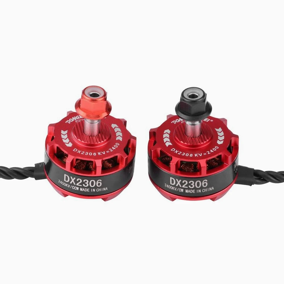 Motore Brushless RC Drone 4pcs DX2306 2400KV 2-4S Motore CCW Brushless CW CCW per X210 X220 250 Racing Drone