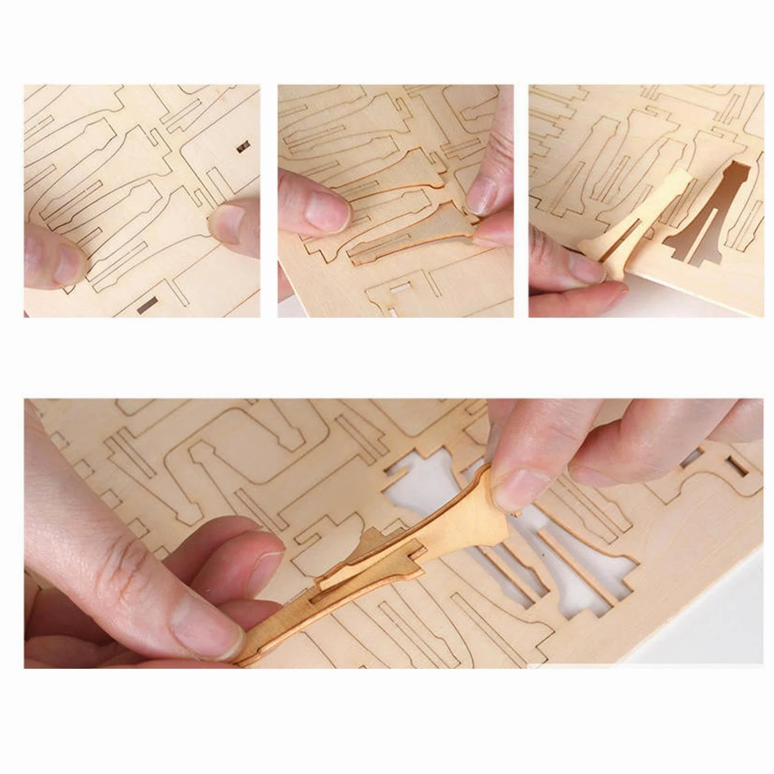 Kit Puzzle 3D Macchina D In Legno | materiale naturale, assemblaggio manuale, apprendimento giocoso, adatto a teenager