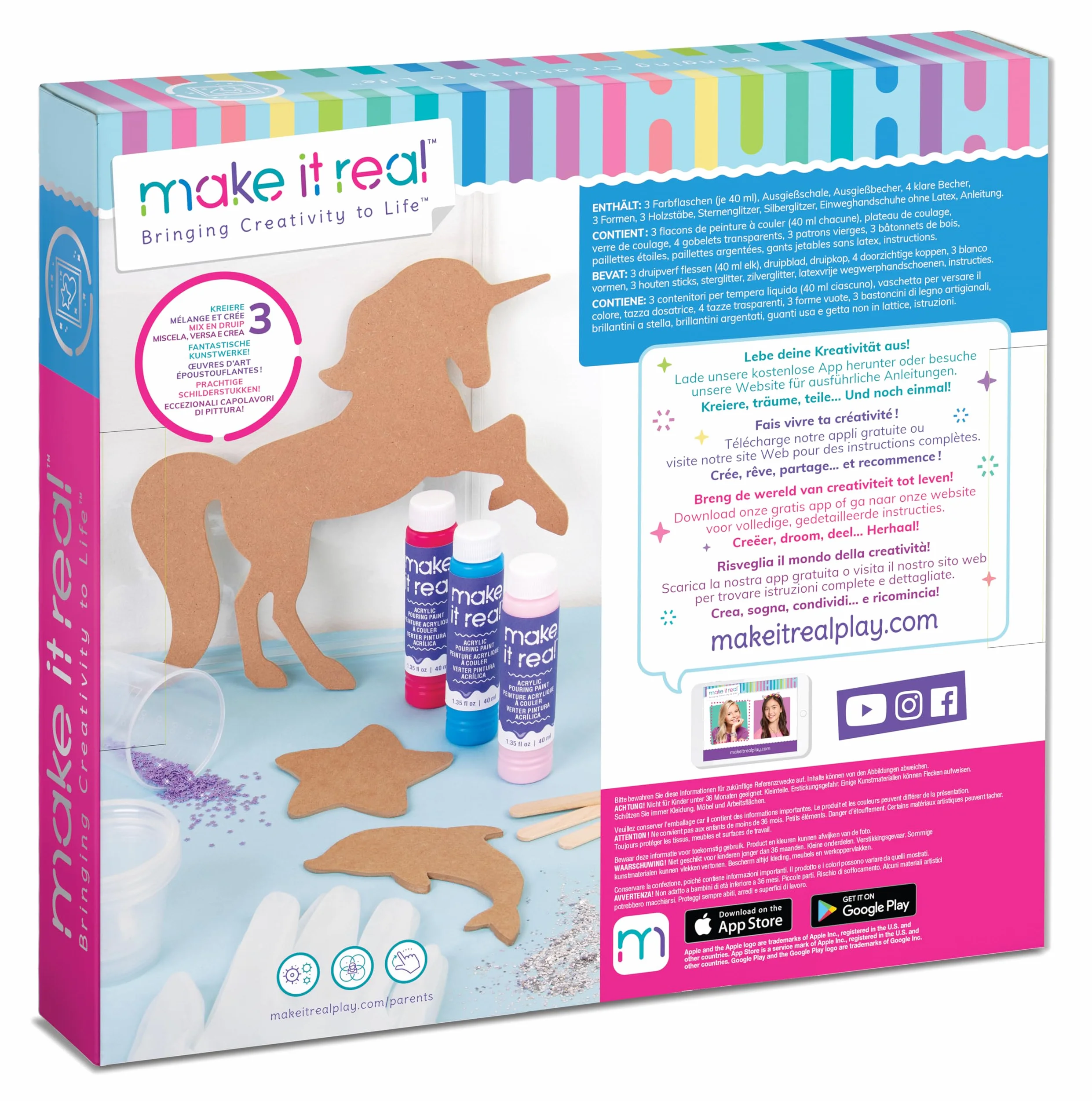 Make It Real - Master Pieces Paint Pouring (1410)