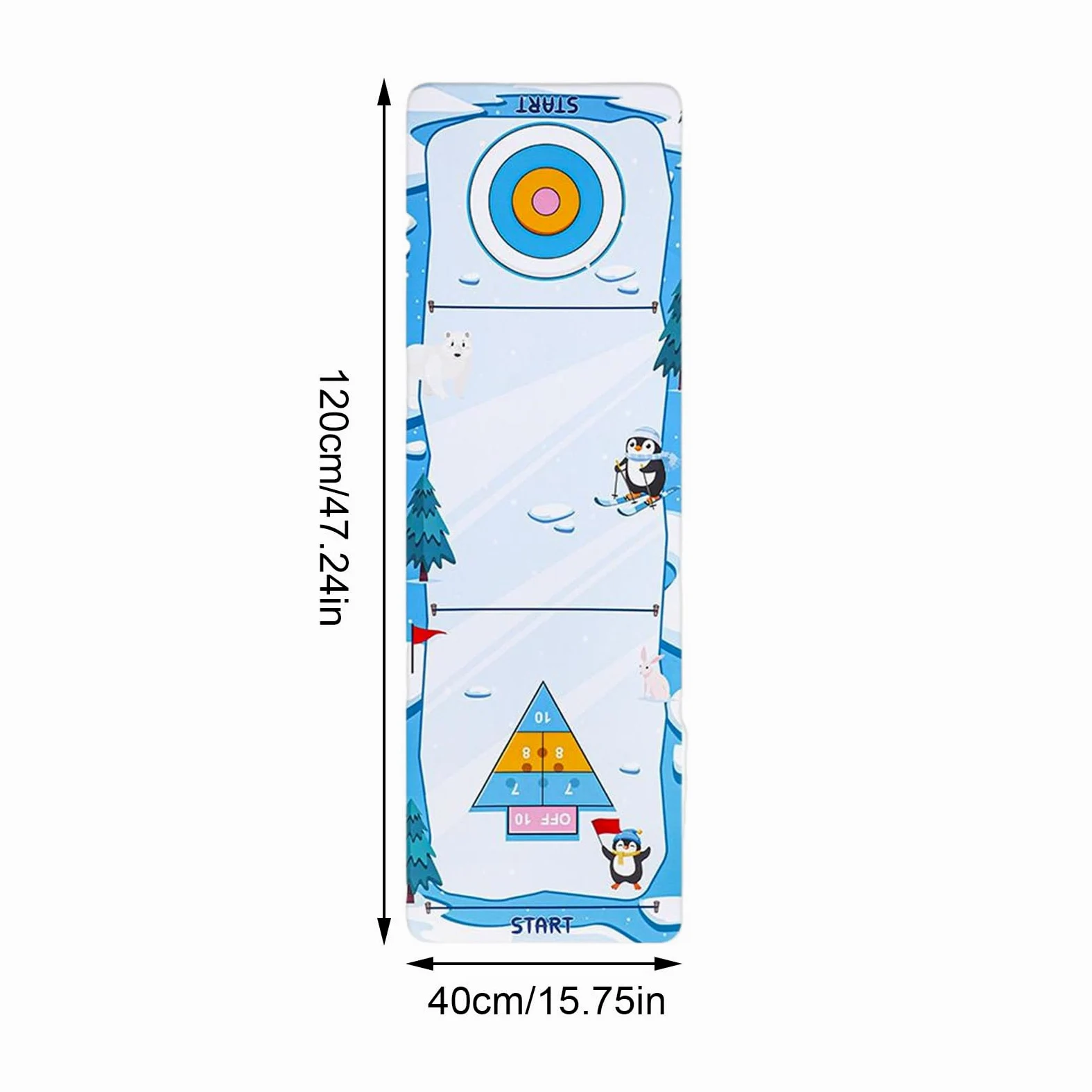 Gioco Curling,Set Combinato Bowling Per Tavolo | Divertente e Portatile per Tutti Appassionati Amici Famiglia Adulti Bambini