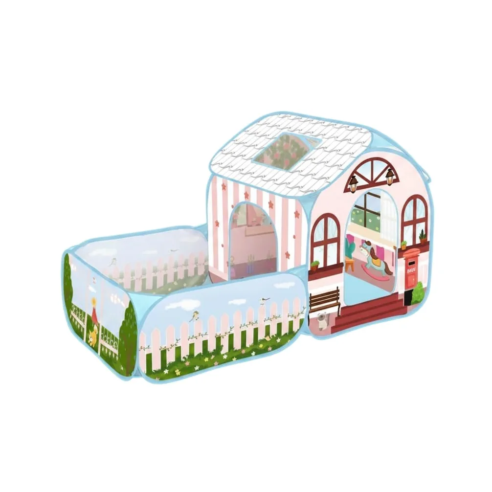 Casetta da Giardino per Bambini, Tenda -Up per Esterni, Casetta Pieghevole per Bambini