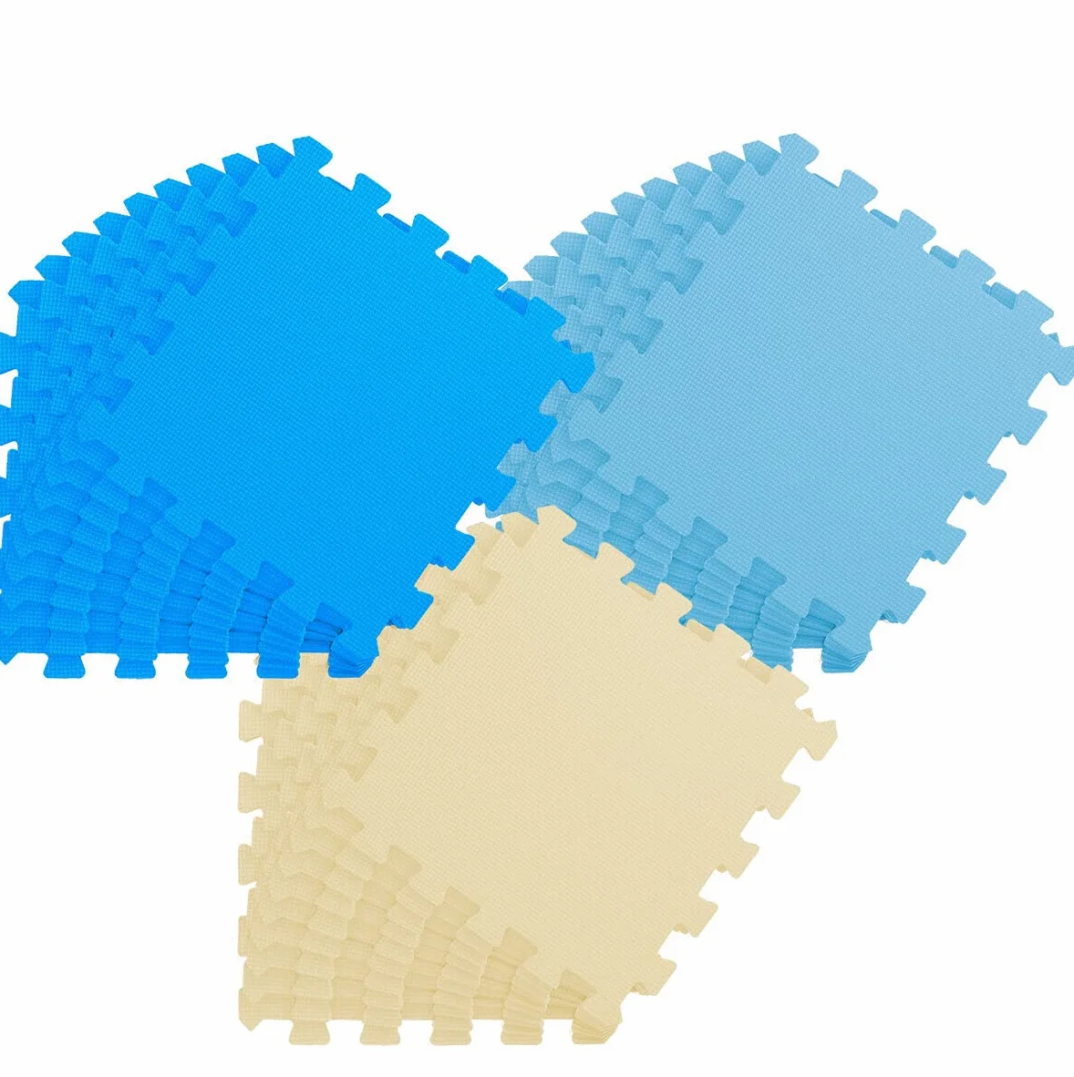 LittleTom 27 Pezzi Tappetino Puzzle per Bambini - 30x30 Tappeto Neonato Tatami da Gioco Schiuma EVA