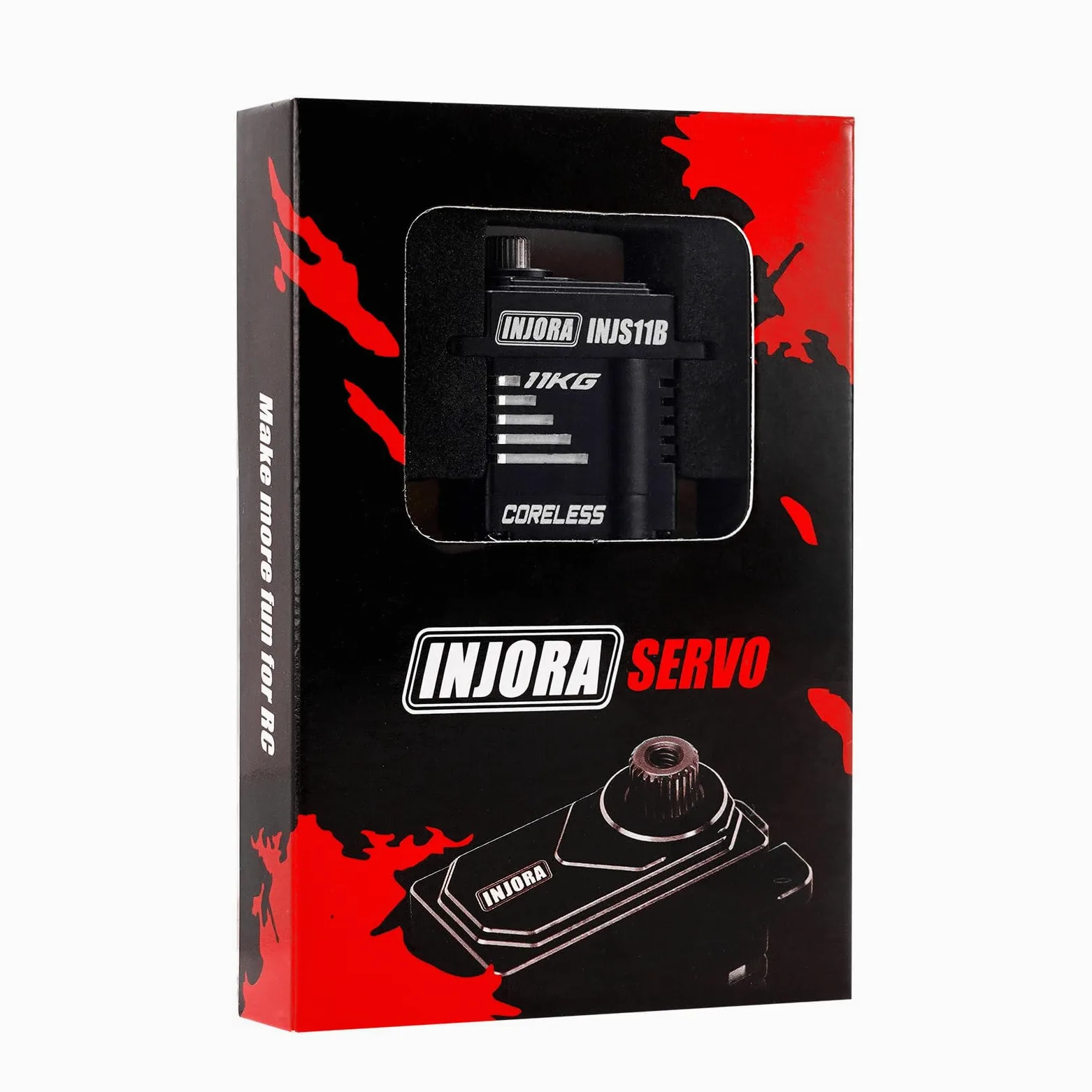 INJORA 11KG Servo Digitale Micro Coreless con Ingranaggi per TRX4M SCX24 RC