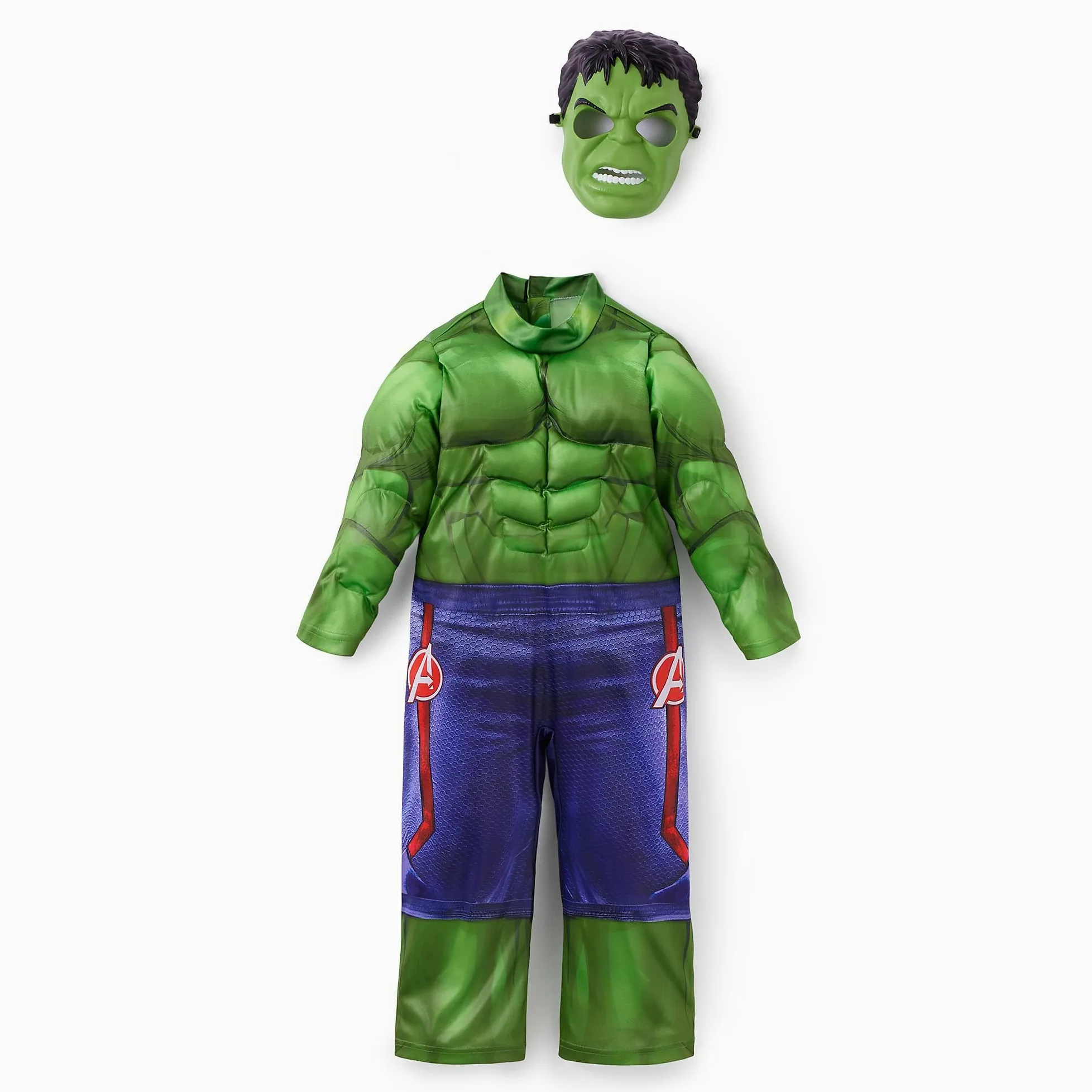 Disney Store Costume ufficiale Hulk per bambini – Costume di carnevale Marvel Supereroi