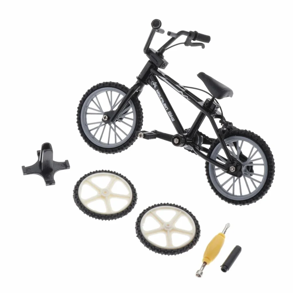 Giocattolo BMX Finger Board Bicicletta per Bambini, Nero