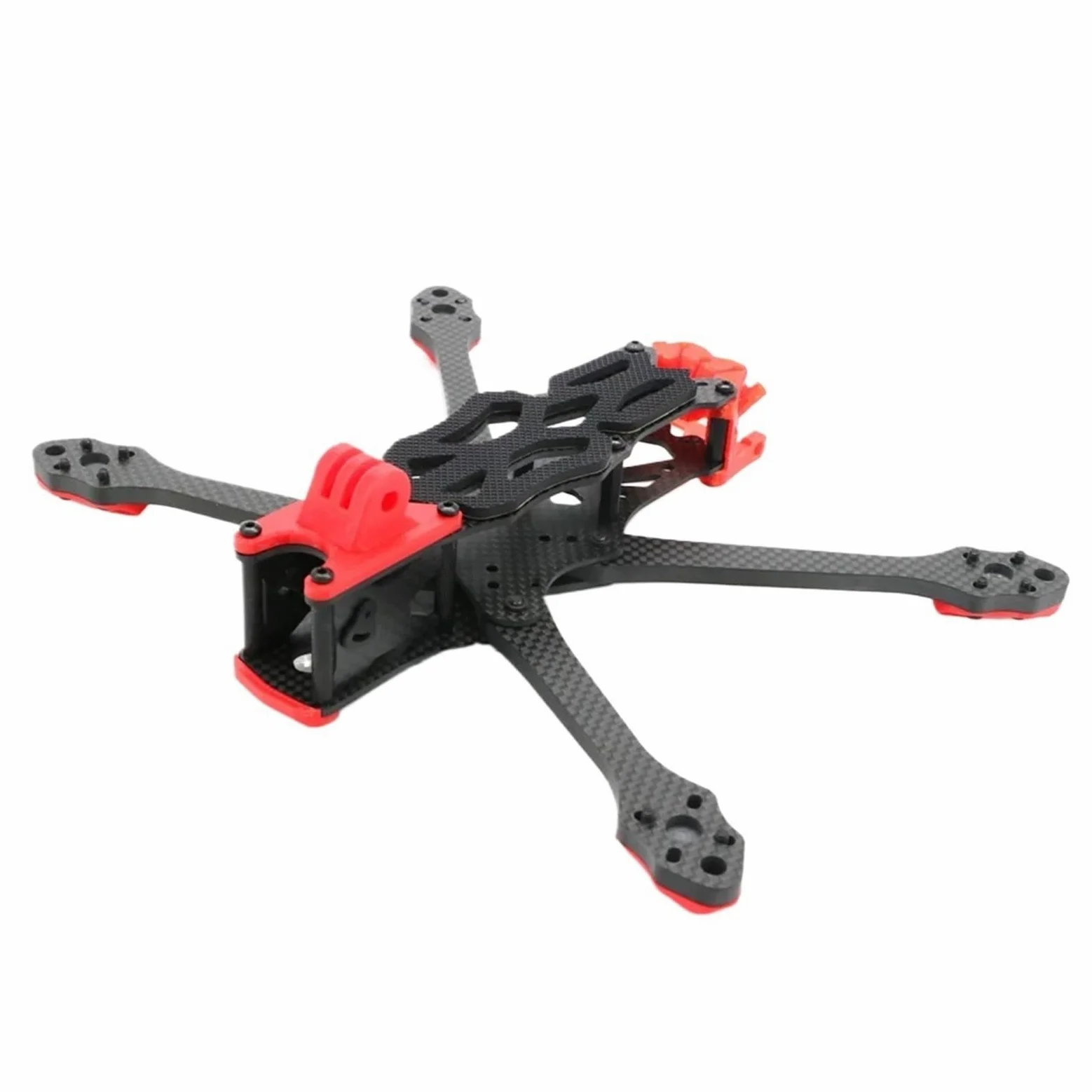 Kit telaio drone, braccio 5.5mm, passo 240mm | Kit telaio drone racing, fibra di carbonio, piastra sup. 2.0mm, inf. 2.5mm(With Print)