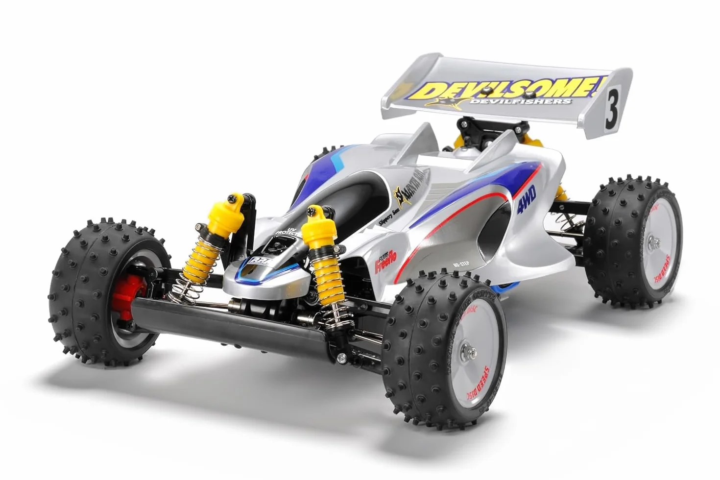 Tamiya 47367 Car Model 1: 10 Modello Giocattolo – Modelli di Giocattoli, Car Model, 1: 10, Nero, Blu, Grigio, Argento, Policarbonato