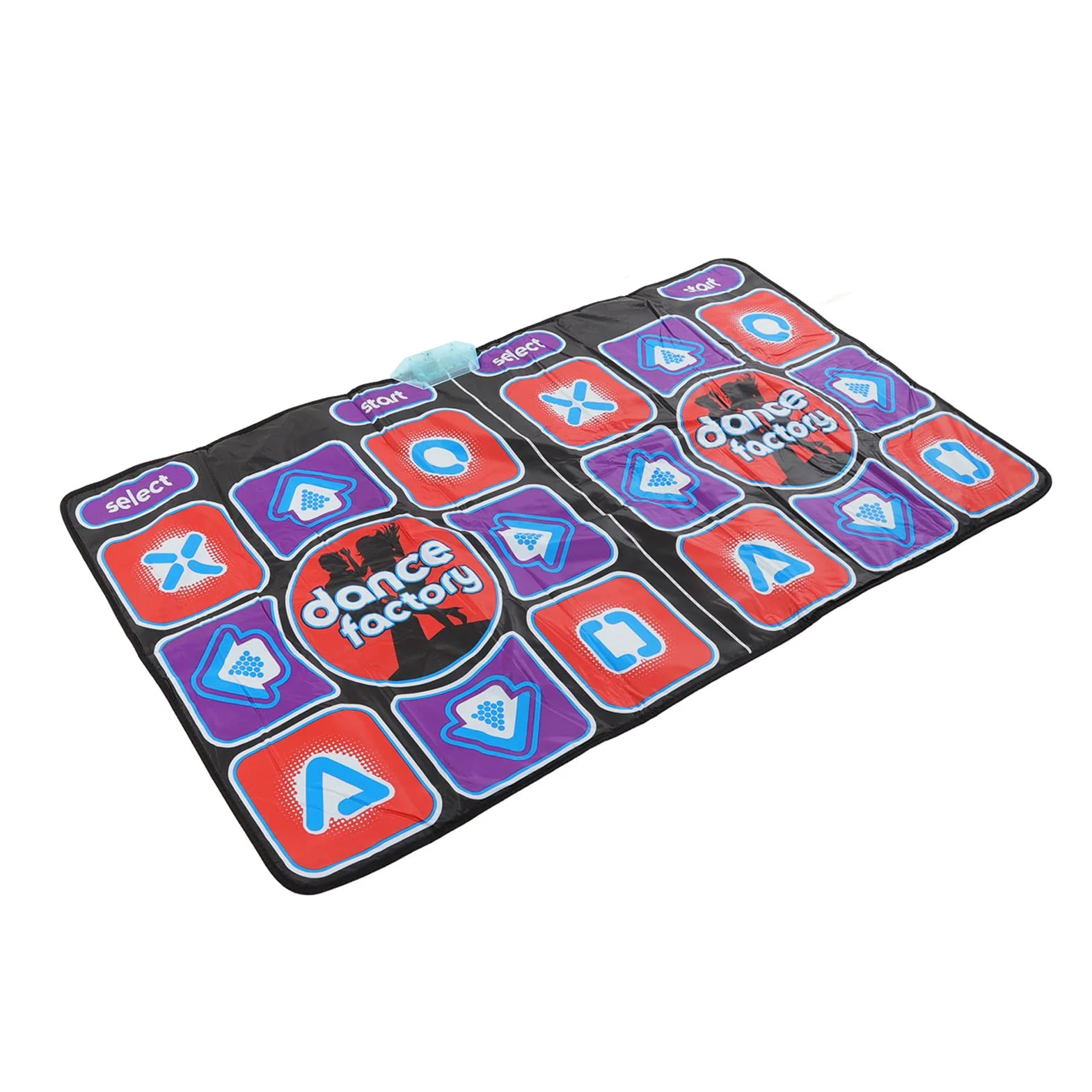 Tappetino da Ballo per Bambini e Adulti Tappetino da Ballo Elettrico Portatile Doppio per Giochi Ritmici 164 X 93 Cm PVC