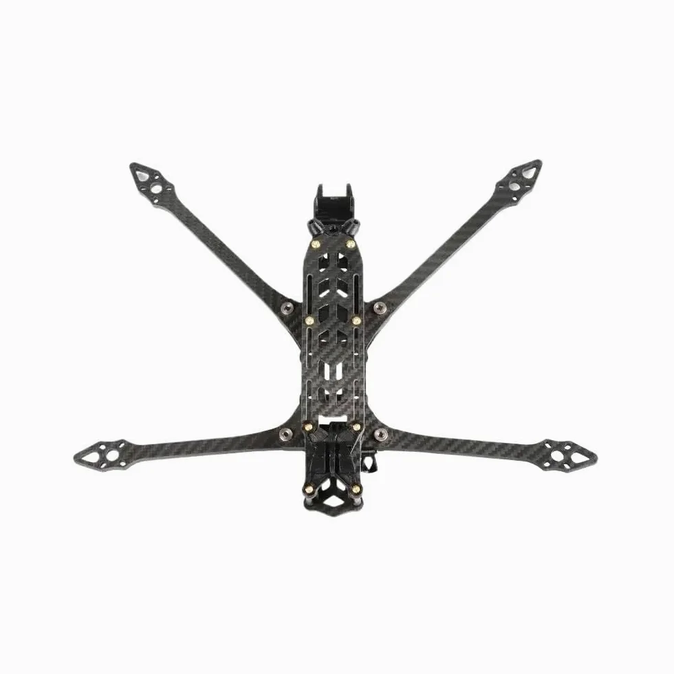 Spare parts Kit telaio in fibra di carbonio Rekon7 LR 324mm 3K da 7 pollici, braccio da 6 mm, compatibile con RC FPV Racing Freestyle, droni a lungo raggio da 7 pollici, parti fai da te(Frame Kits)