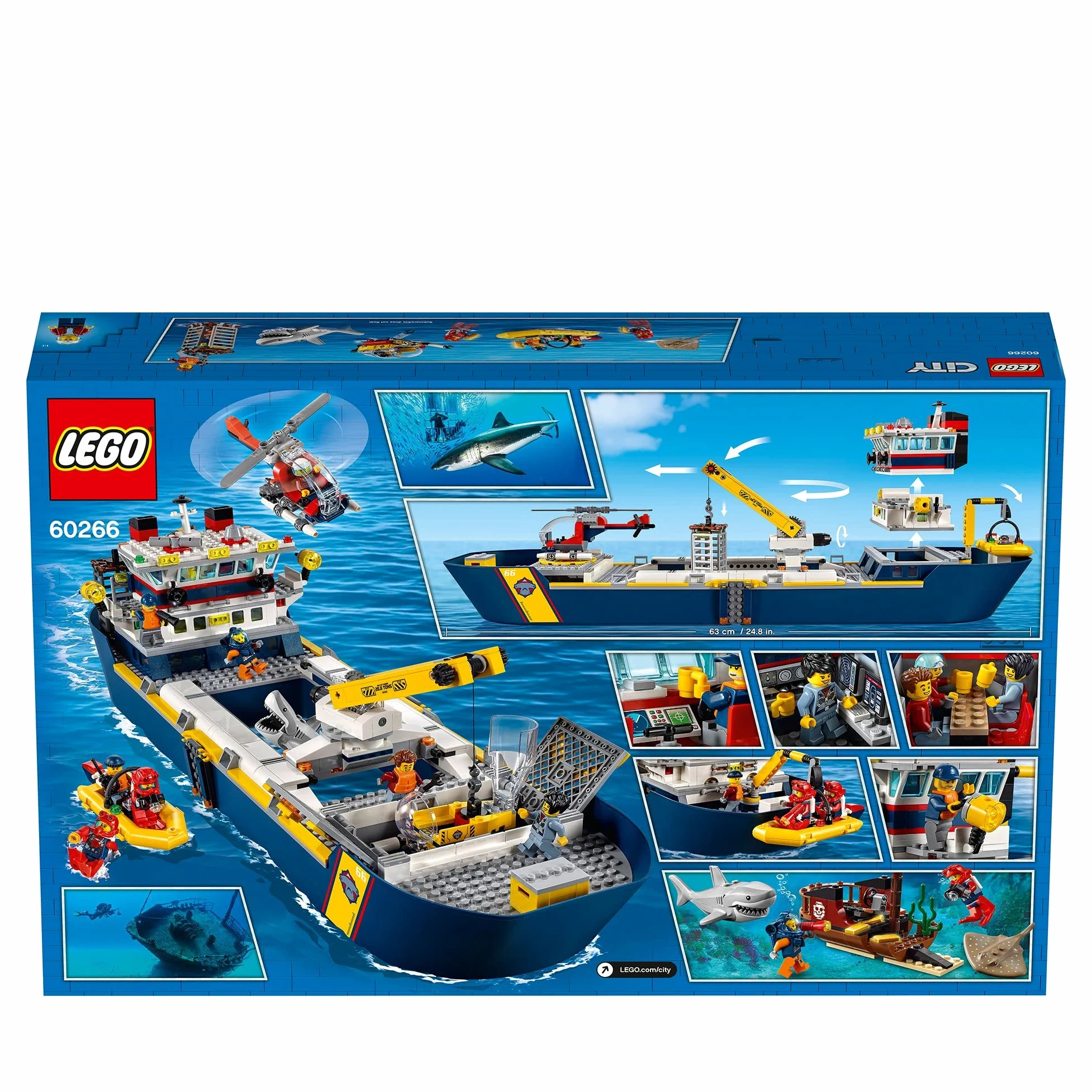 LEGO 60266 City Oceans Nave da esplorazione oceanica