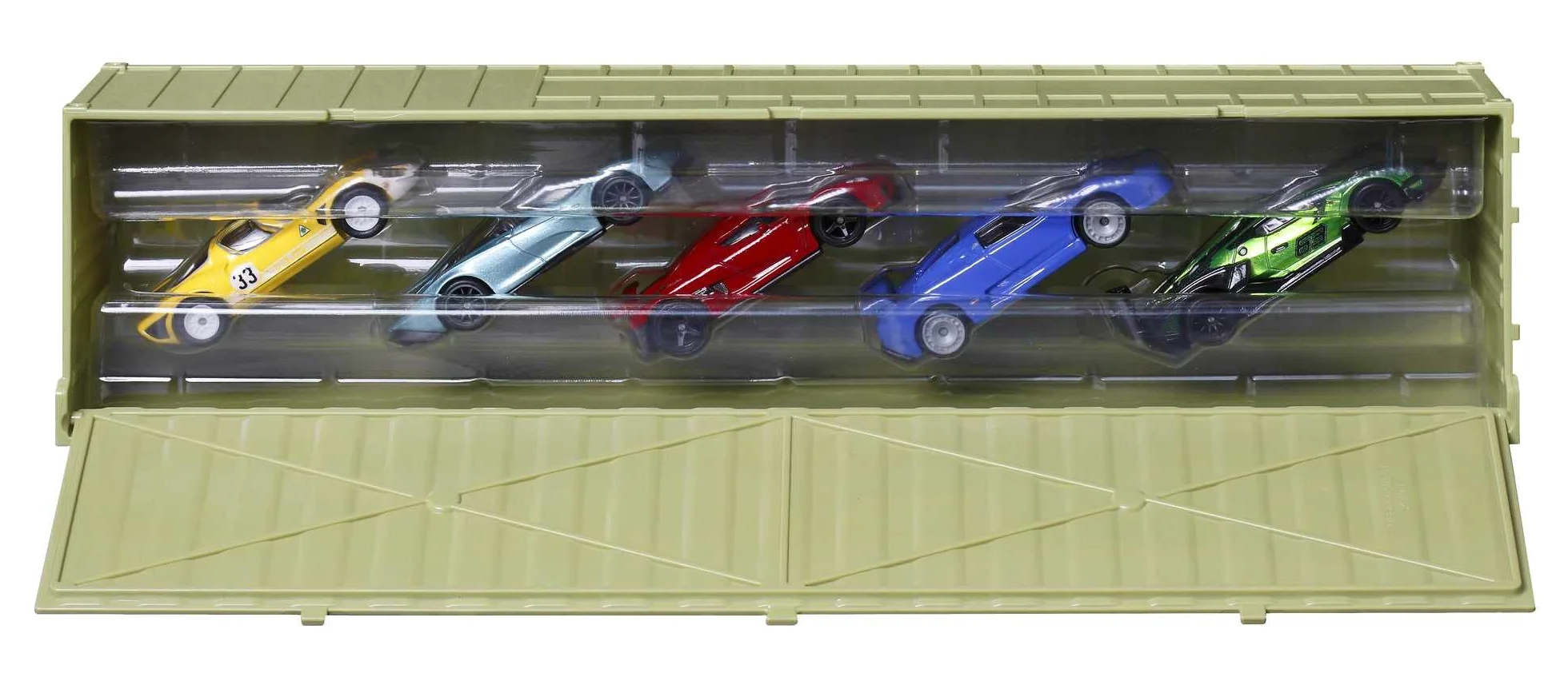 Hot Wheels - Premium Car Culture Speed Machines confezione da 5 macchinine sportive, carrozzeria in metallo, pneumatici Real Riders, in scala 1:64, regalo per collezionisti o bambini 3+ Anni, HFF42
