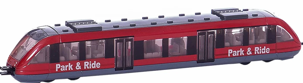 Siku 1646, Treno locale, Metallo,Plastica, 1:87, Rosso, Compatibile con altri giocattoli