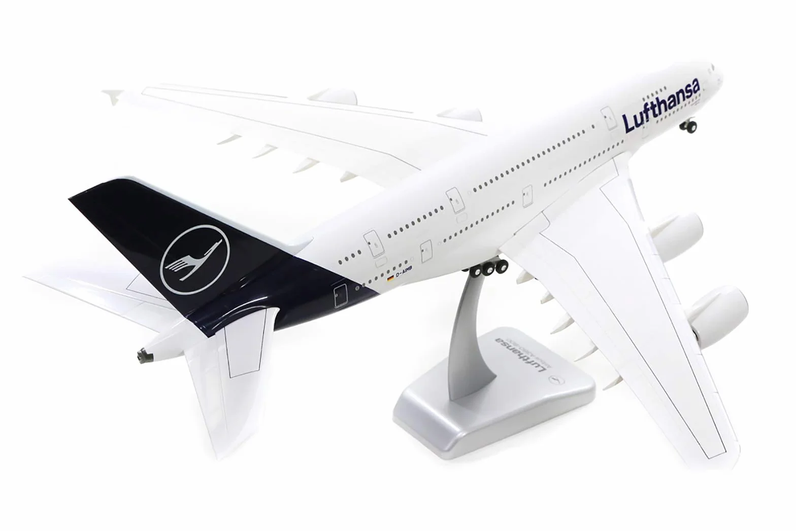 Modellino Lufthansa Airbus A380-800, scala 1:200, verniciatura Lufthansa