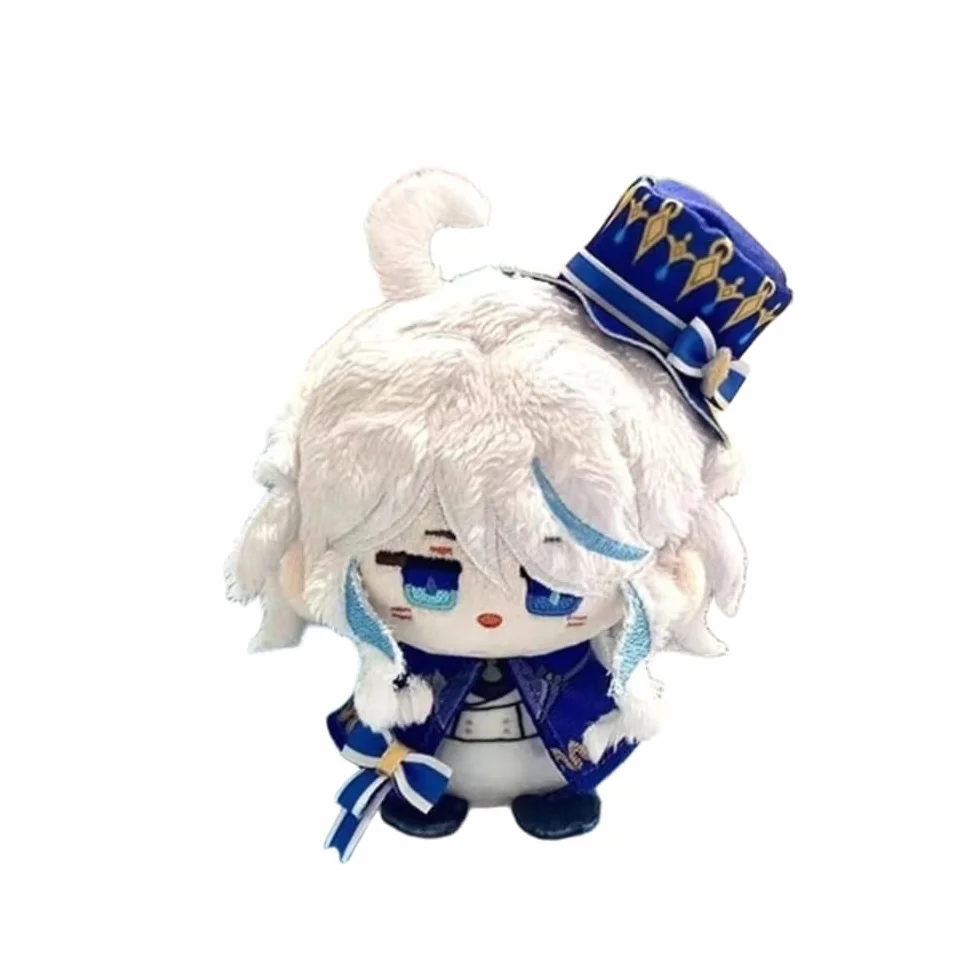 Furina Plush Figura Anime Furina Stuffed Figure PP Cotone Casa Auto Decorazione Libro Borsa Ciondolo per Fan 12 cm