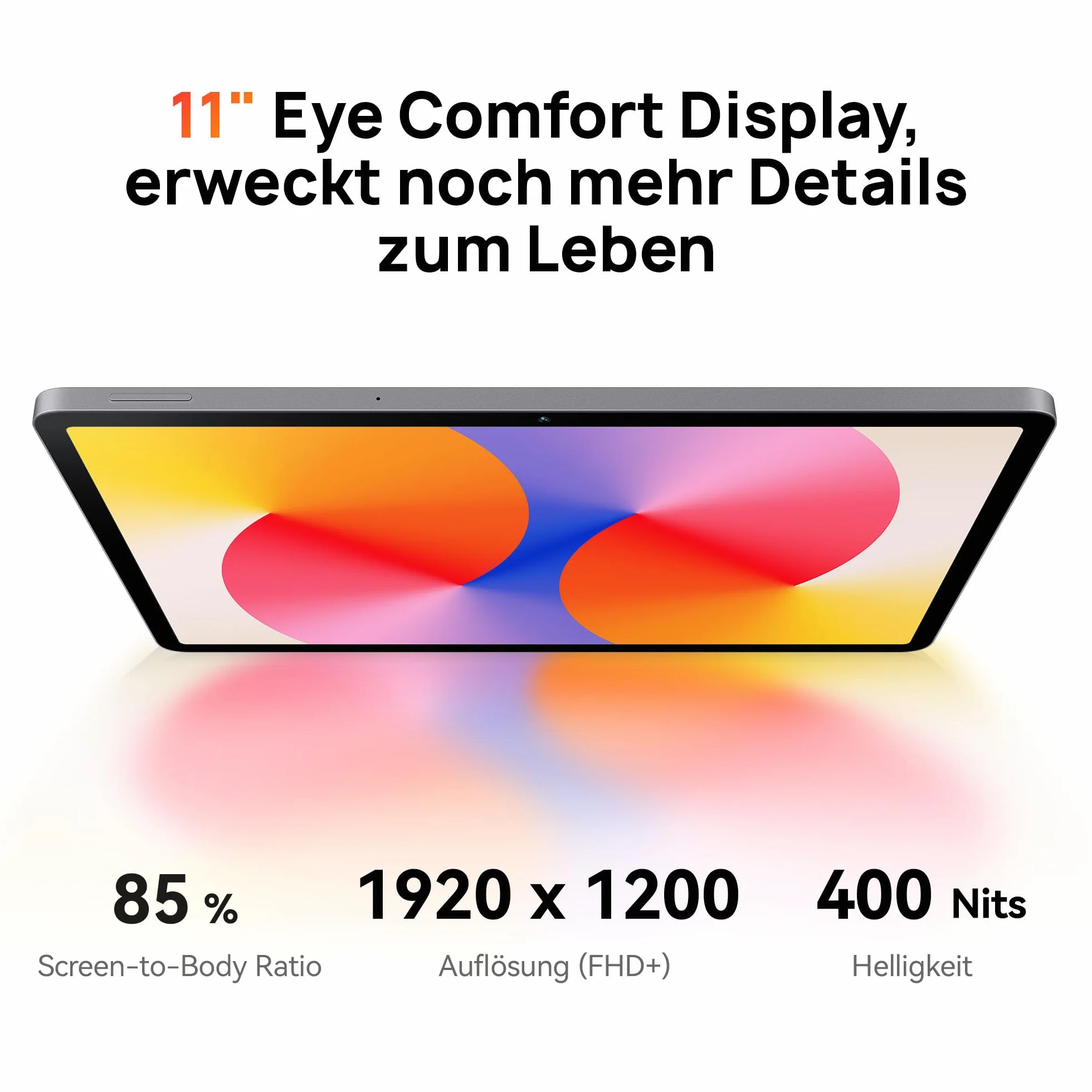 HUAWEI MatePad SE 11″ Tablet, 6 GB + 128 GB, design unibody in metallo di alta qualità, display Eye Comfort FullView, batteria 7700 mAh, altoparlante 4 vie, Wi-Fi, Bluetooth, Nebula Gray
