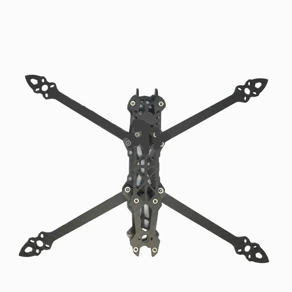 Spare parts Mark4 7 pollici 295 mm con braccio da 5 mm Telaio quadricottero 3K in fibra di carbonio 7 "FPV Freestyle RC Racing Drone con parti di stampa compatibili con FPV fai-da-te(Mark4 7inch Frame