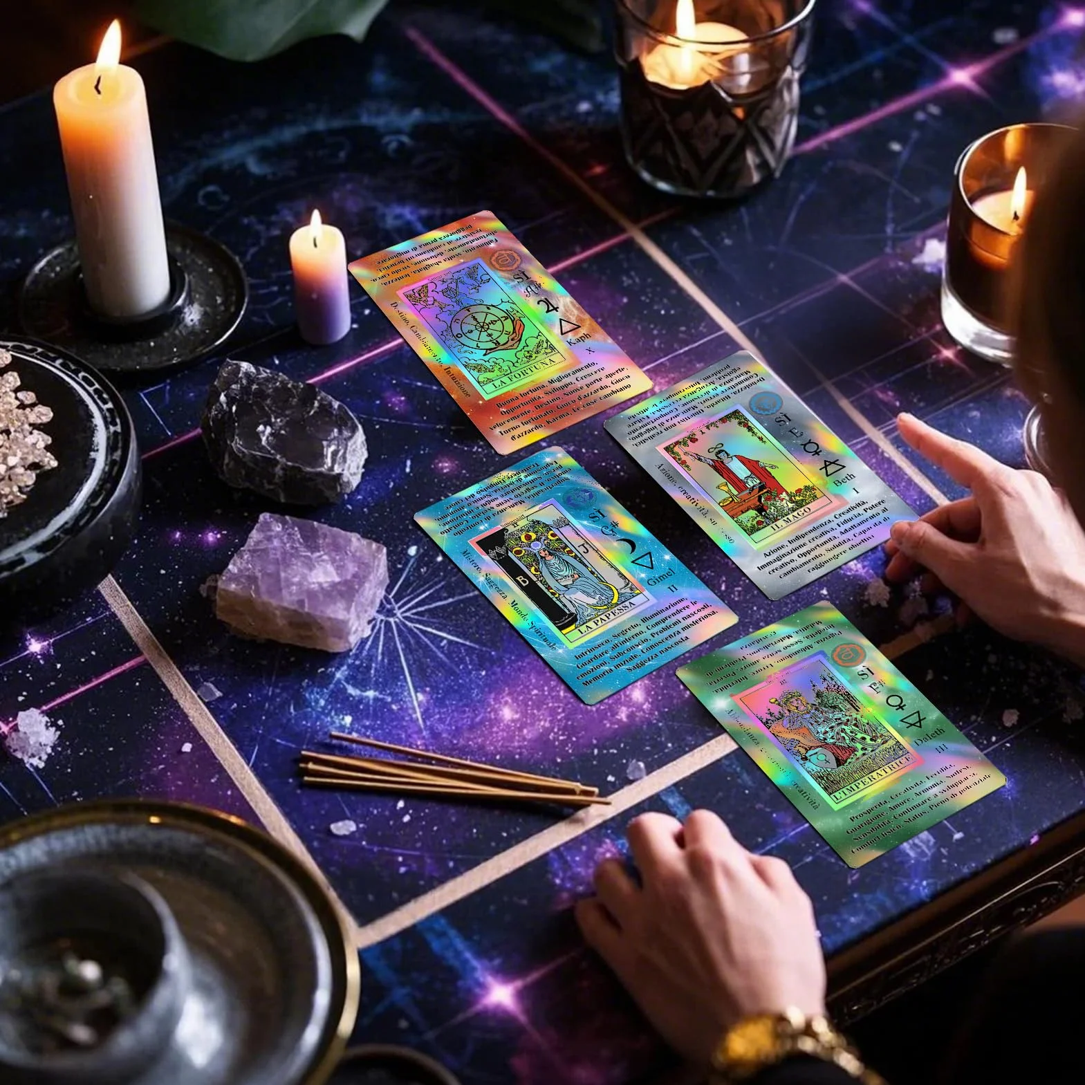 Smoostart Tarocchi Carte Italiano Per Principianti Con Significato, Guida, Parole Chiave, Elemento, Pianeta, Zodiaco, Chakra, Sì O No, Tono Musicale, Numerologia
