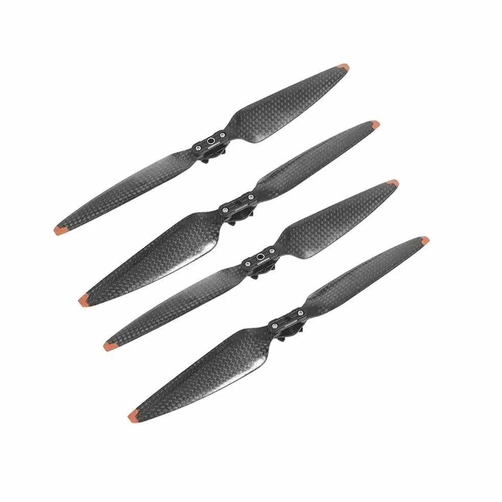 Adatto for eliche in fibra di carbonio, eliche rigide e leggere, eliche pieghevoli, accessori for droni a 2 pale(2Pairs)