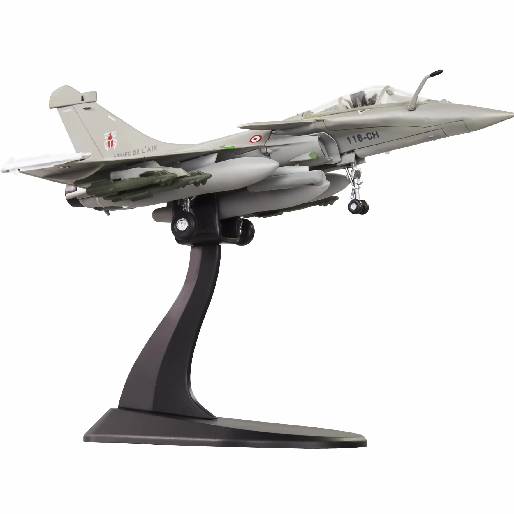 1/100 Dassault Rafale Fighter Attack Plane Metal Fighter Military Model Fairchild Republic Diecast Plane Model for Commemorate Collection or Gift