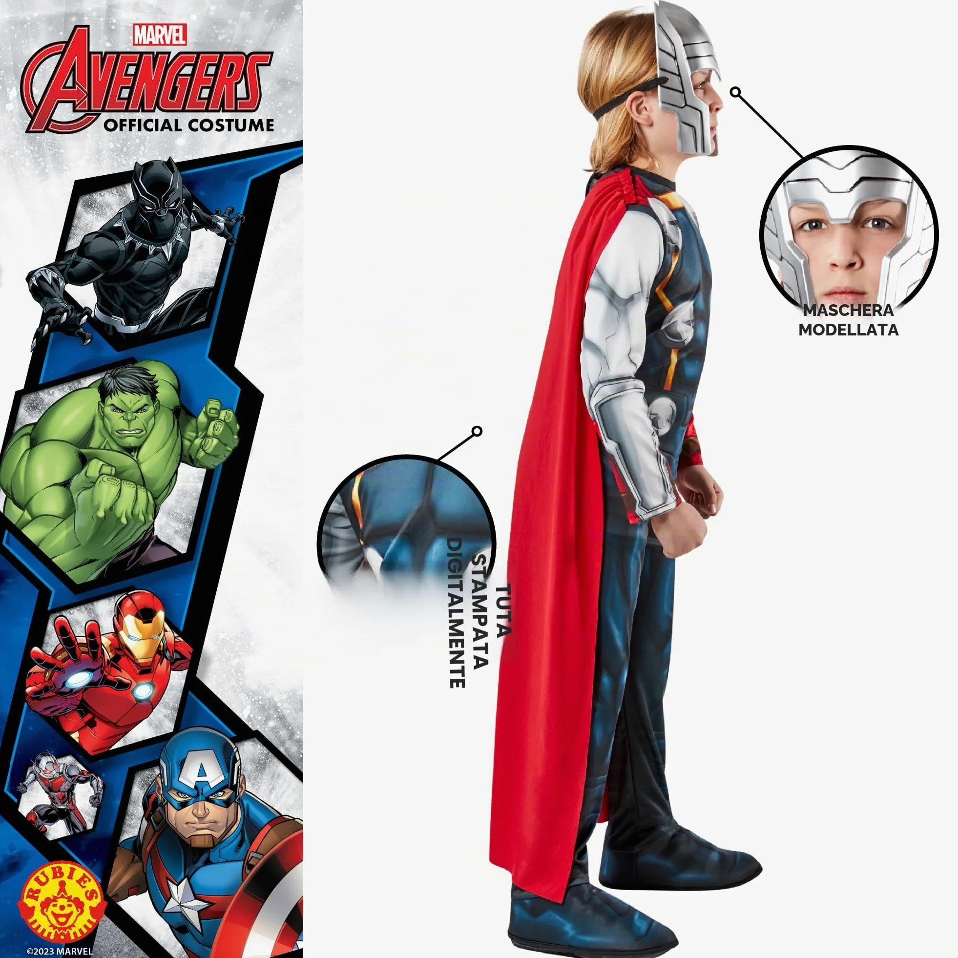 Rubie's - Costume ufficiale di Thor, per bambini