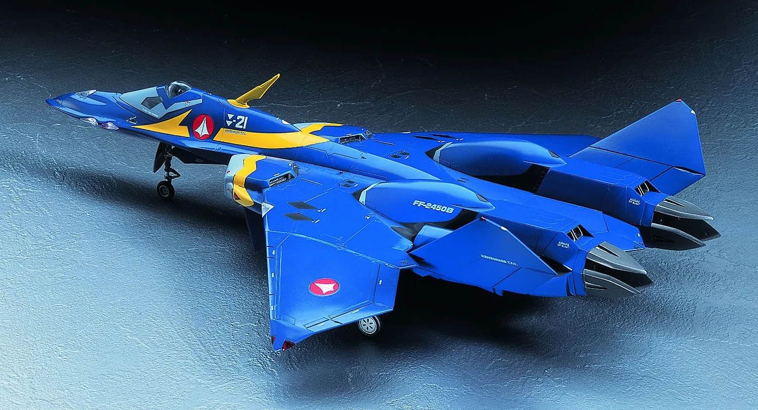 Hasegawa Kit modellino trasparente YF-21 Guld Goa Bowman - Scala 1:72, Età: 12+ anni