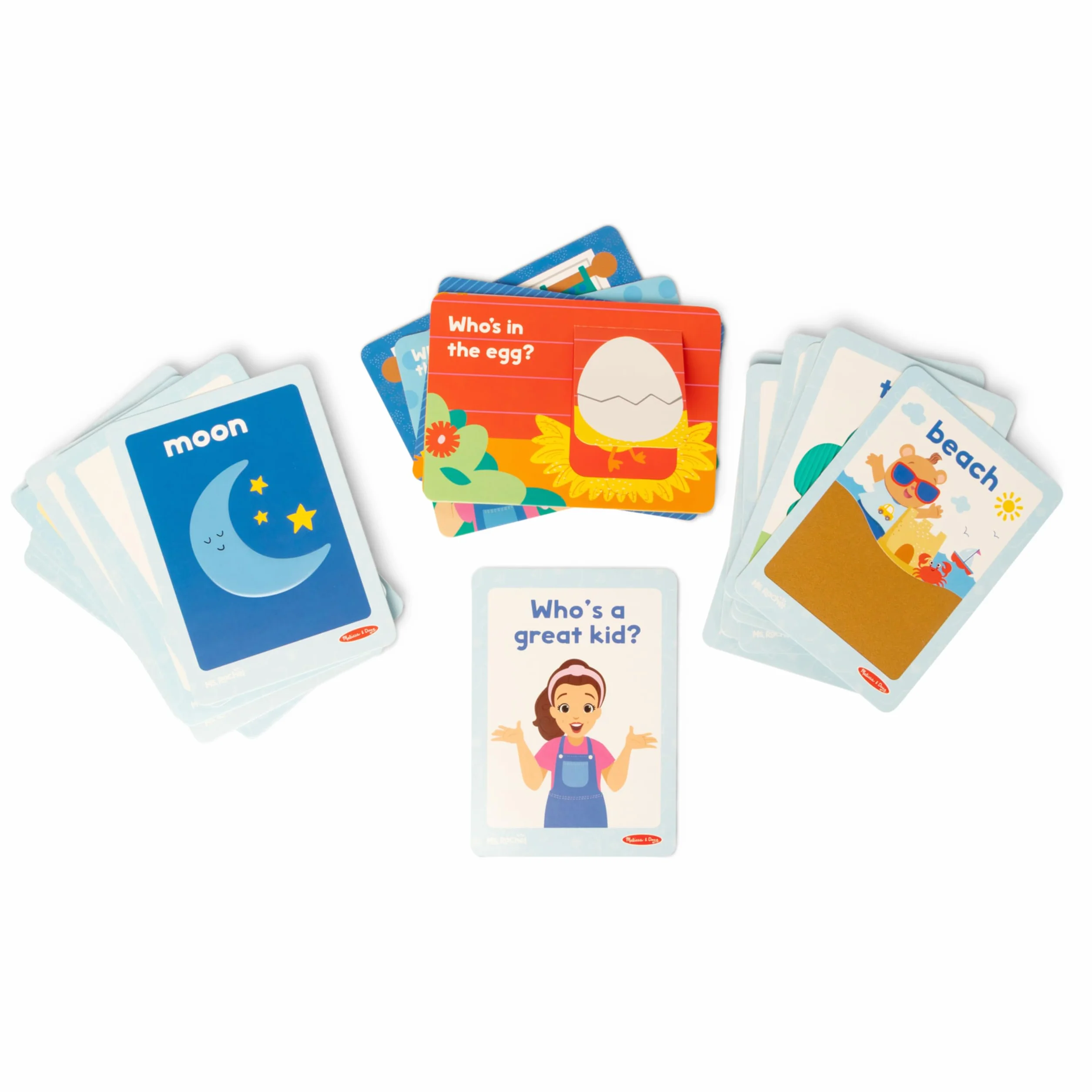 Melissa & Doug® Ms. Rachel™ First Words - Flashcard sensoriali, giocattolo educativo per bambini e bambine