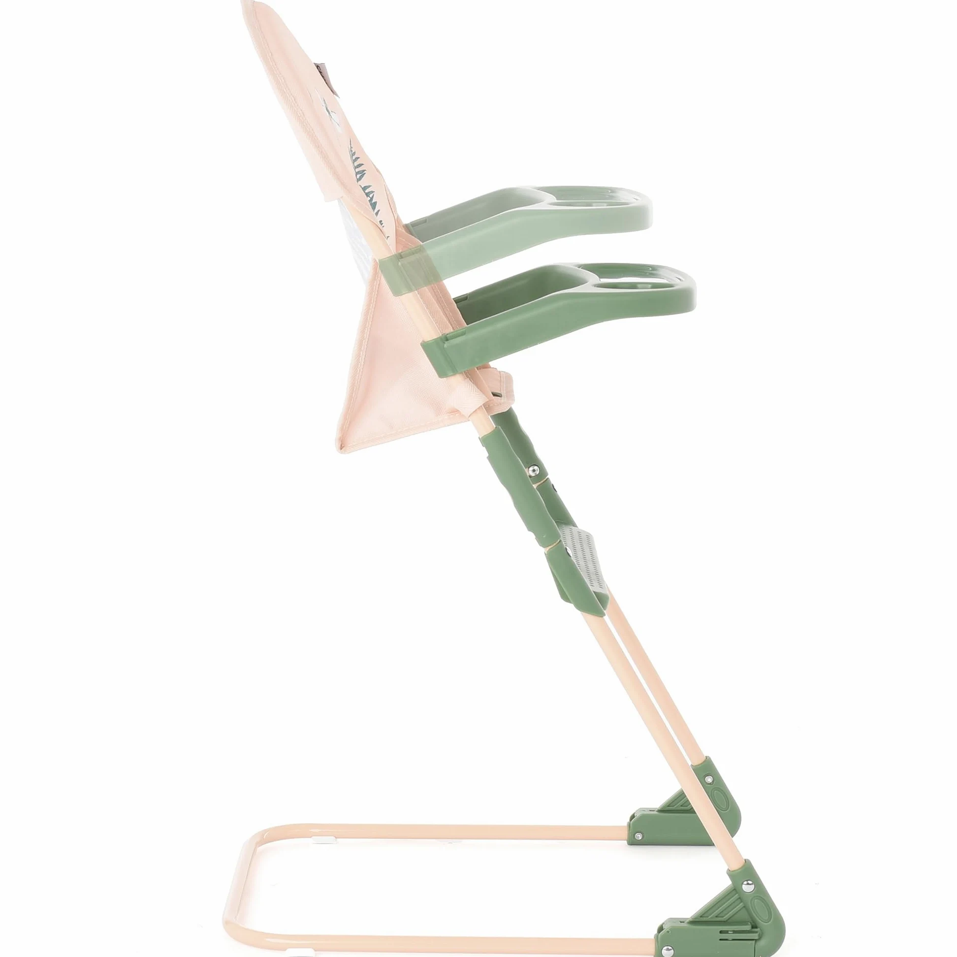 Roma RHS - Seggiolone per bambole, felce, tessuto riciclato ecologico, collezione Royal Horticultural Society, per bambole fino a 42 cm