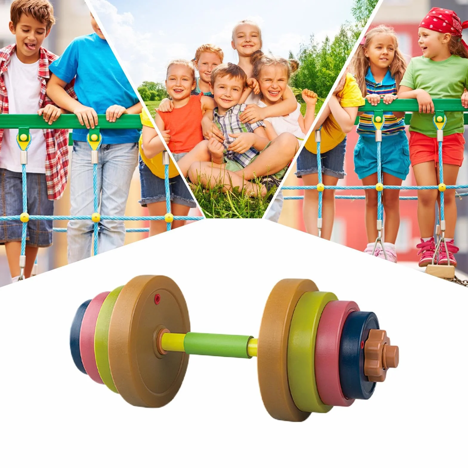 Kids Dumbbell Toy, Set Di Pesi Per Bambini - Set Di Sollevamento Pesi Per Bambini | Giocattolo Di Allenamento Regolabile, Attrezzature Da Palestra, Giocattolo Per Il Corpo Per Bambini, Giocattolo Di A