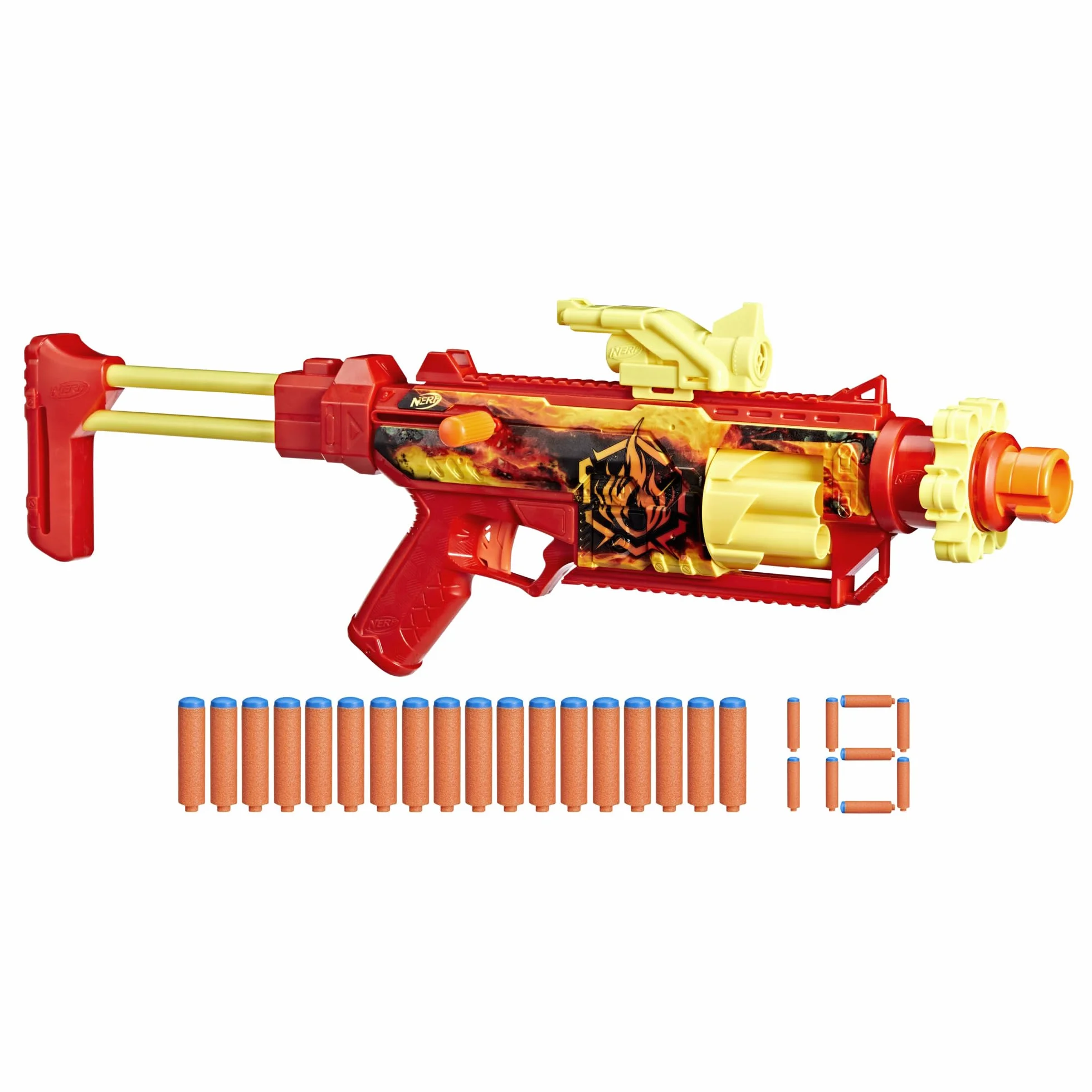 Nerf FlareFusion e blaster N1, 18 dardi