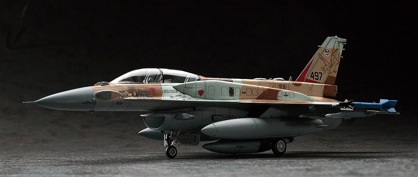 Hasegawa -Modellino Aereo F-16I Fighting Falcon Israeli Air Force - H-E34 Scala 1:72